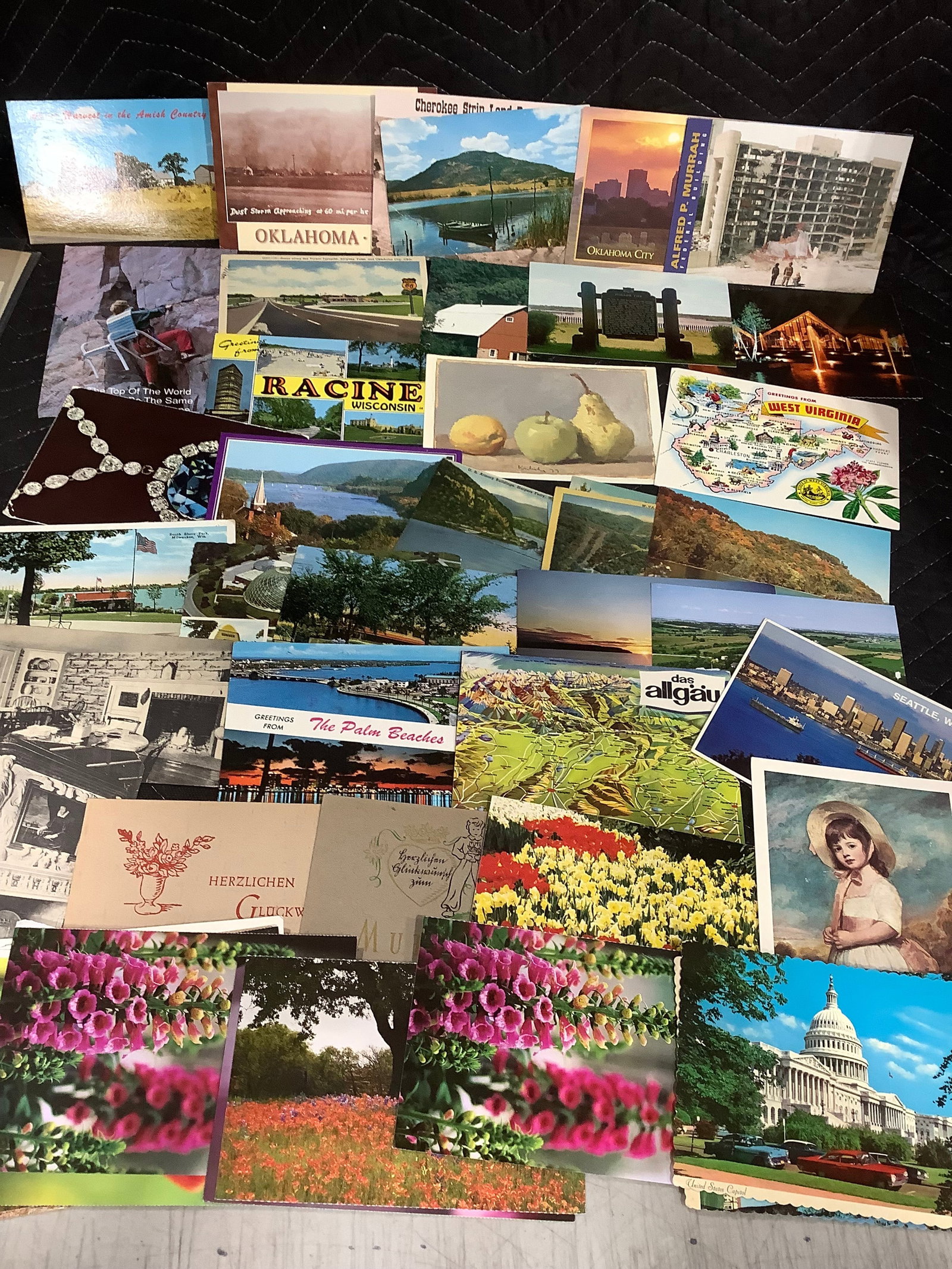 Collection of 50 Souvenir and Travel Postcards (1 of 1)