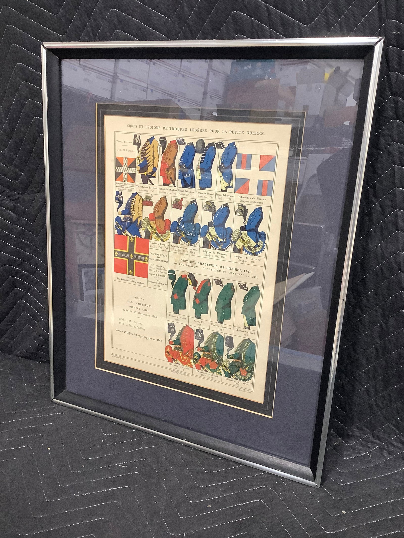 Framed Vintage Military Uniforms Art Print (17inx21in) (1 of 1)