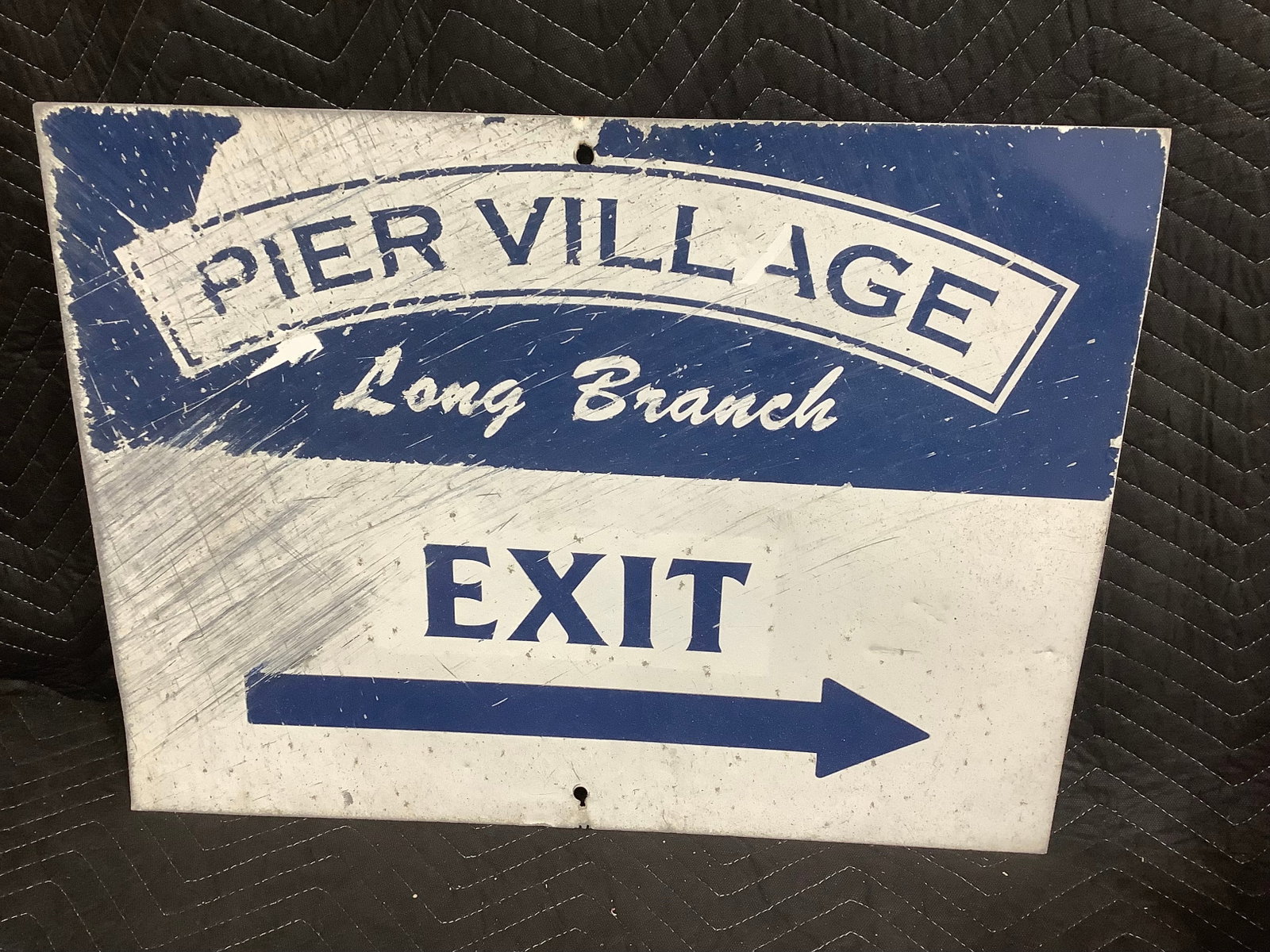 Pier Village Long Branch Metal Sign (1 of 1)