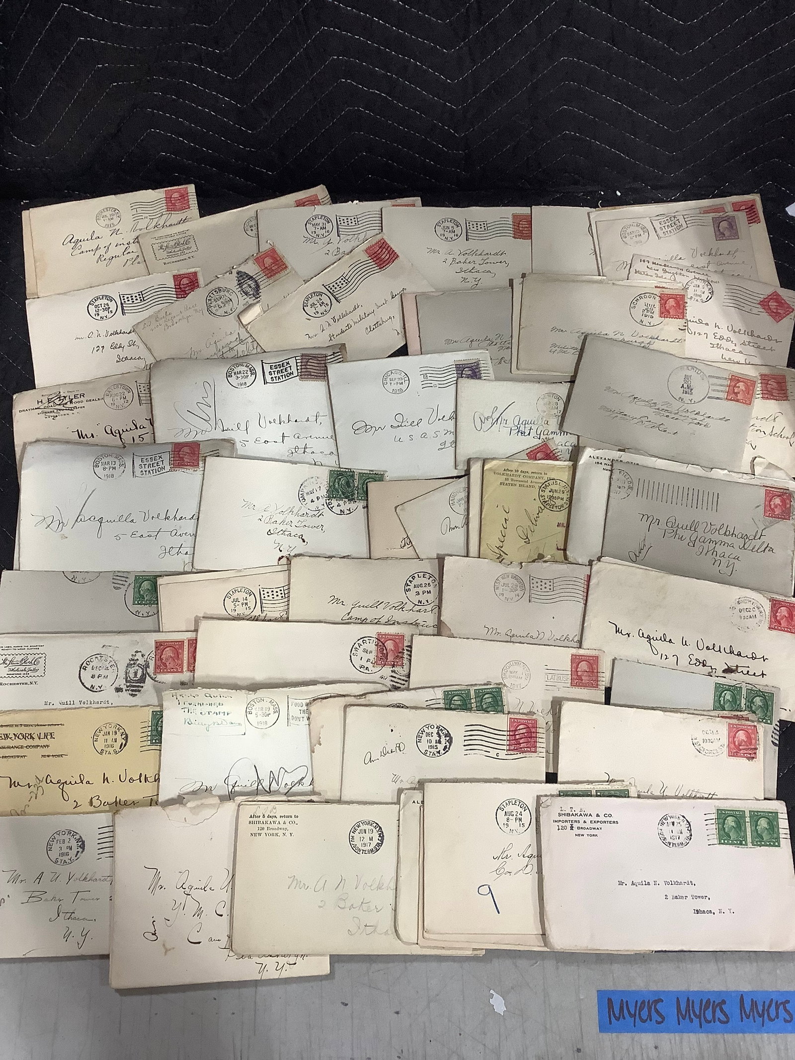 1910 to 1914 Letters & Stamps: 1910 to 1914 Letters & Stamps