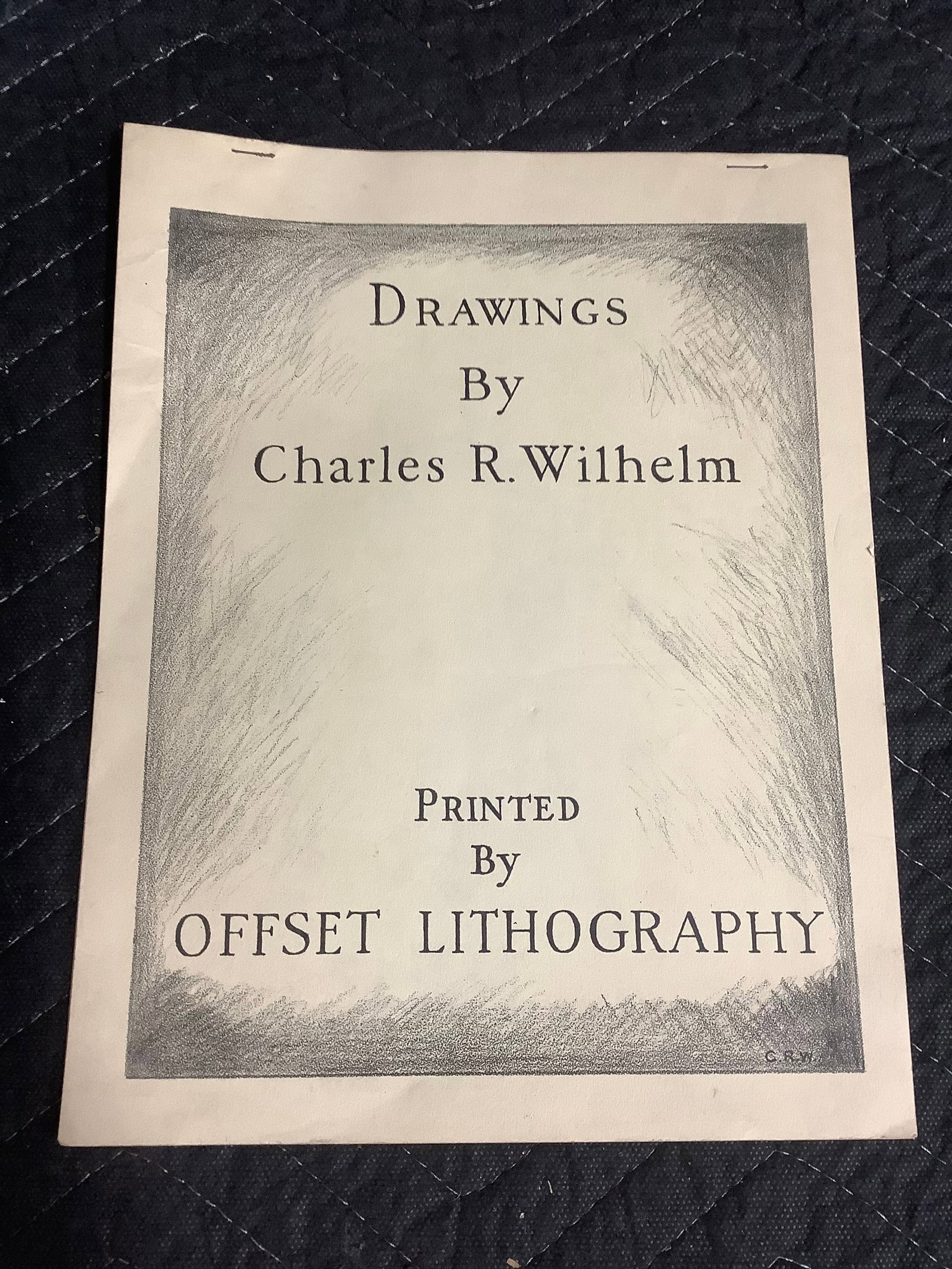 Booklet of Drawings by Charles R Wilhelm (1 of 1)