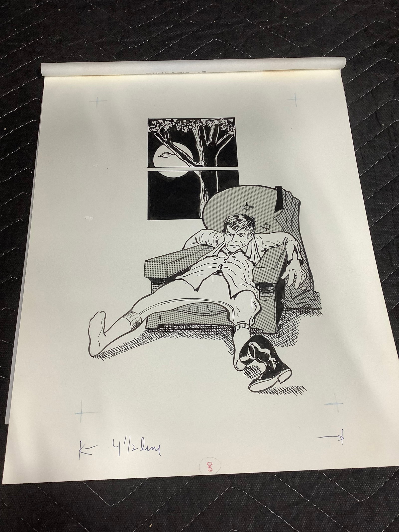 Vintage Pen and Ink Illustration (11inx14in): Vintage Pen and Ink Illustration (11inx14in)