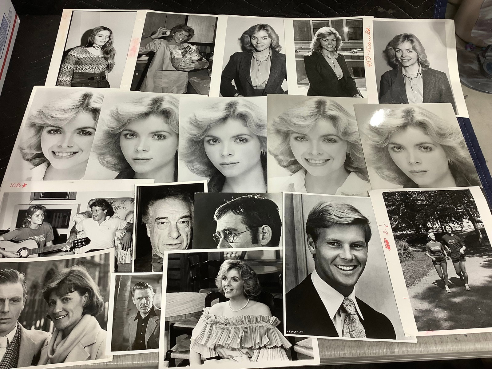 Vintage black and white portrait print: Vintage black and white portrait print