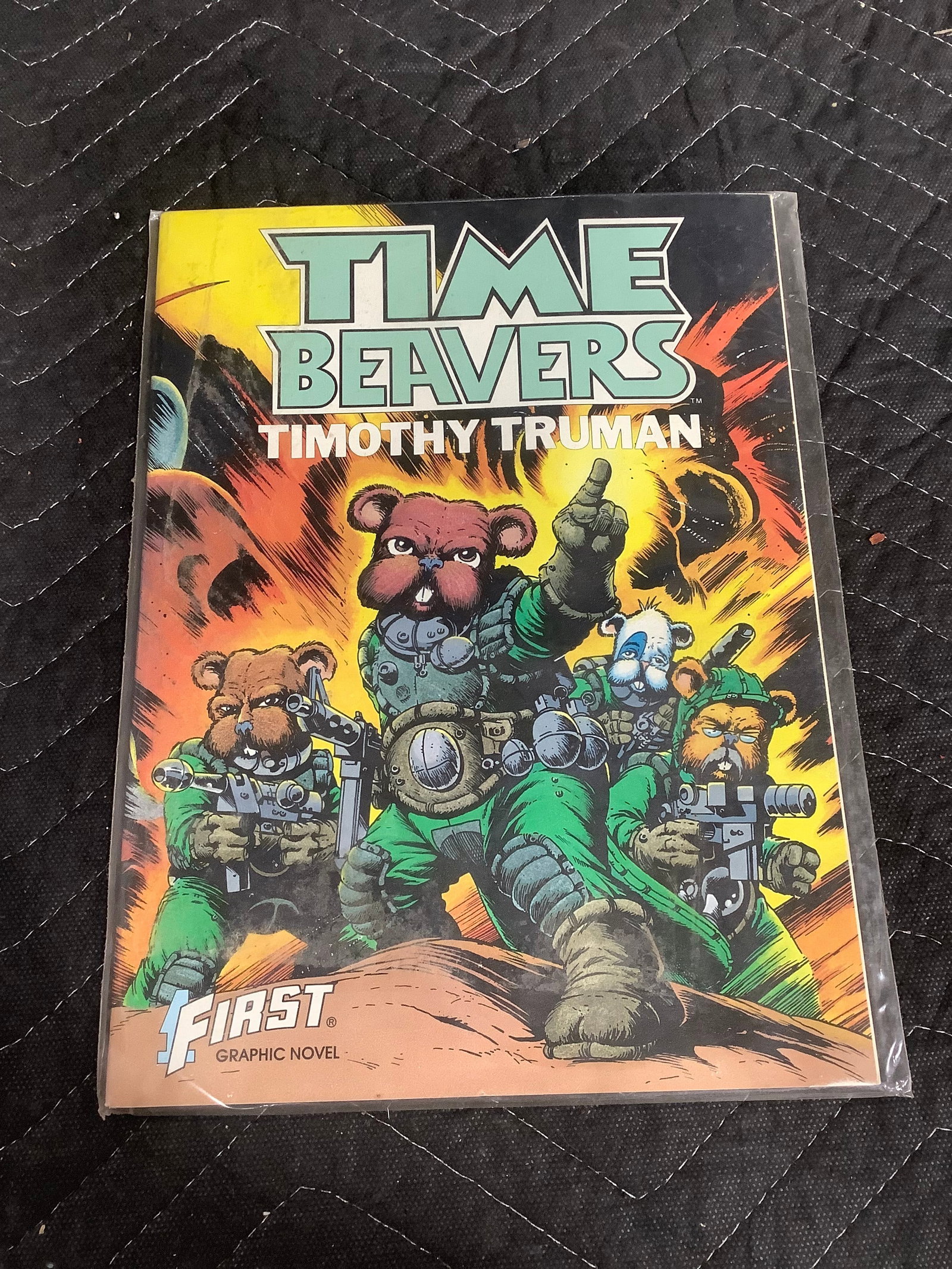 Time Beavers vintage comic: Time Beavers vintage comic