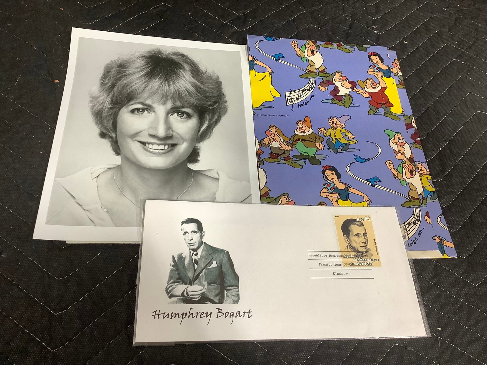 Humphrey BogartFirst Day Cover, Penny Marshall print, and more (1 of 1)