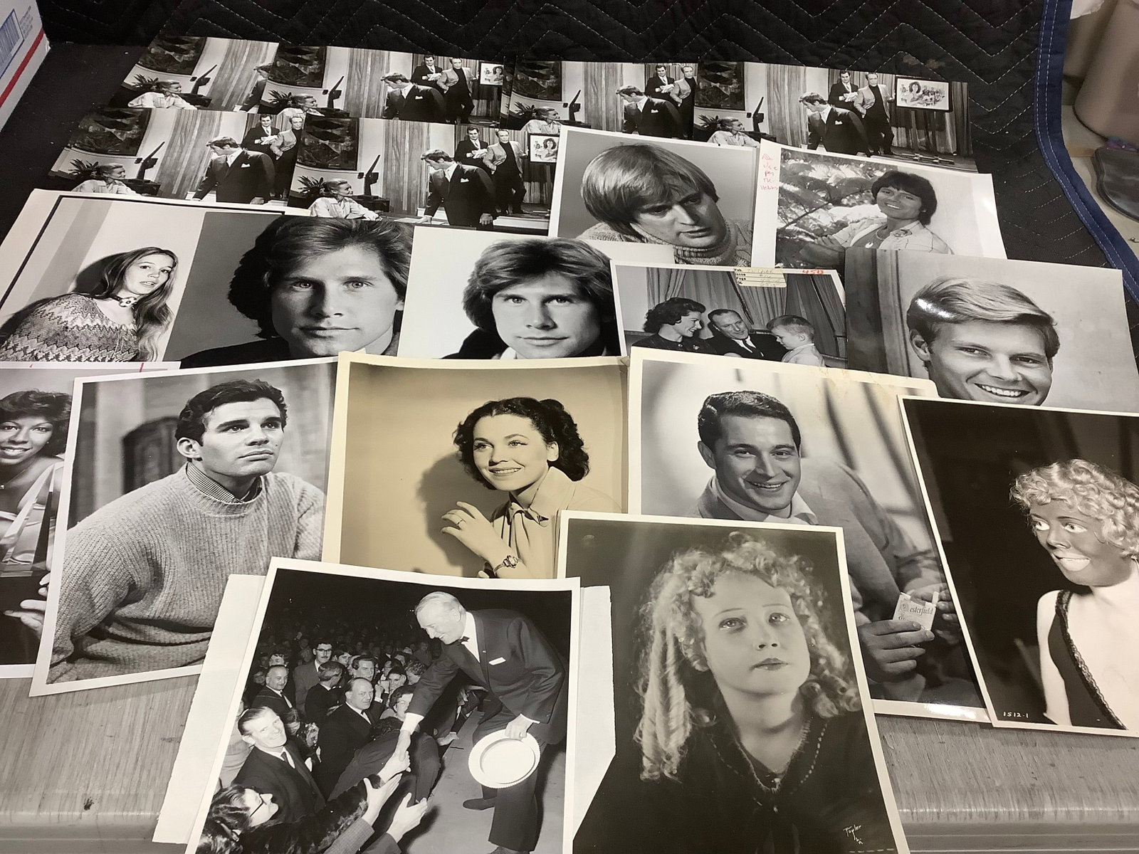 Vintage black and white portrait prints: Vintage black and white portrait prints