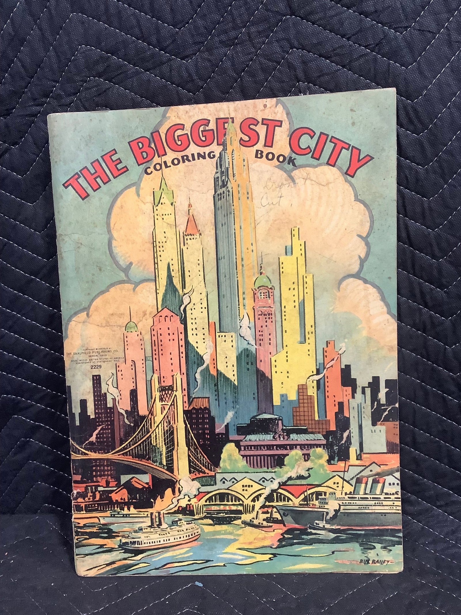 The Biggest City vintage coloring book: The Biggest City vintage coloring book