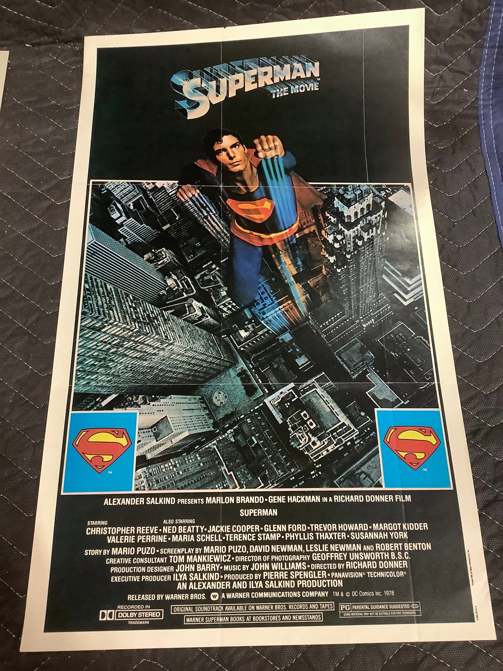Superman the Movie poster(12inx20in): Superman the Movie poster(12inx20in)