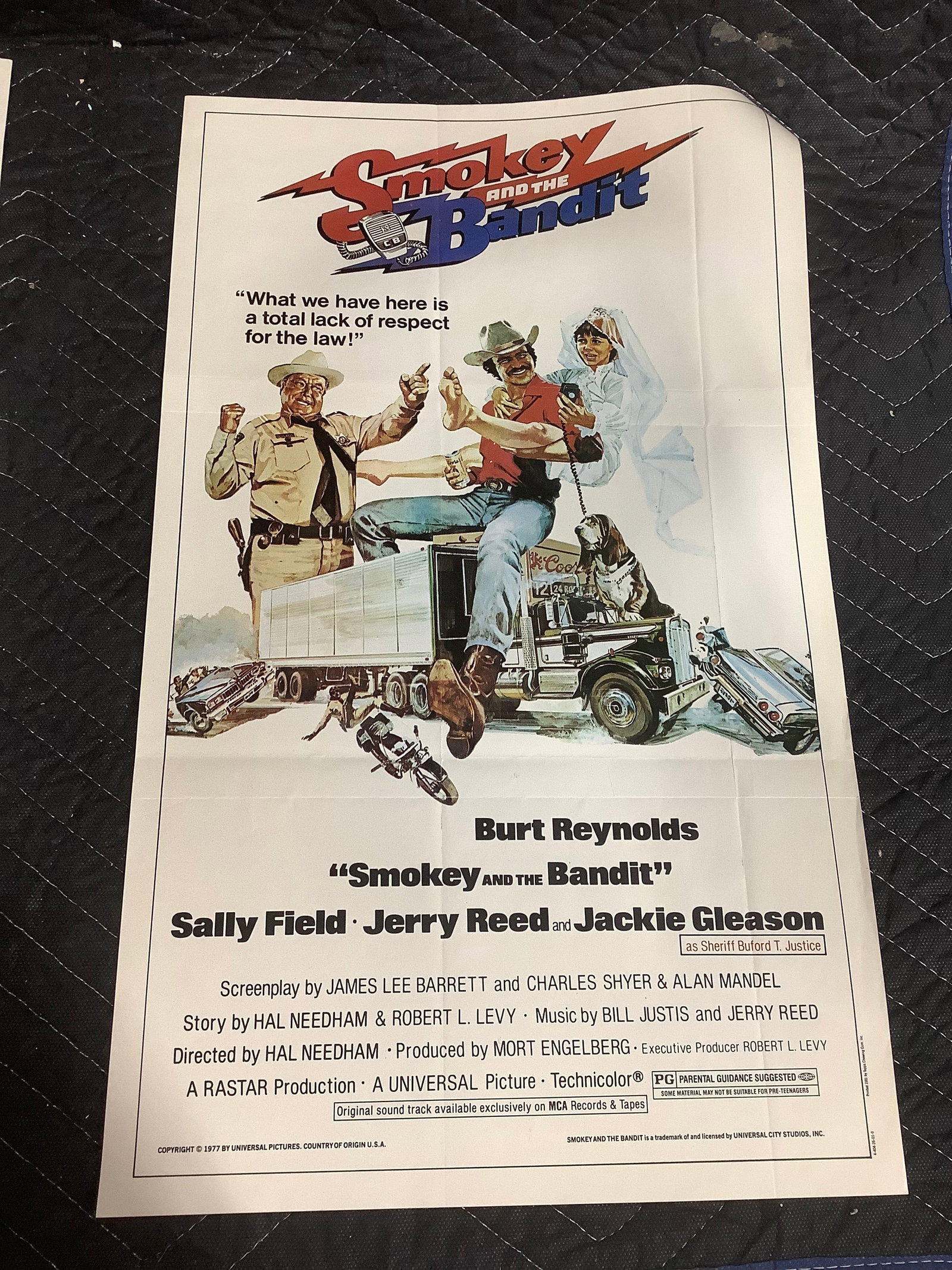 Smokey and the Bandit vintage poster(12inx20in): Smokey and the Bandit vintage poster(12inx20in)