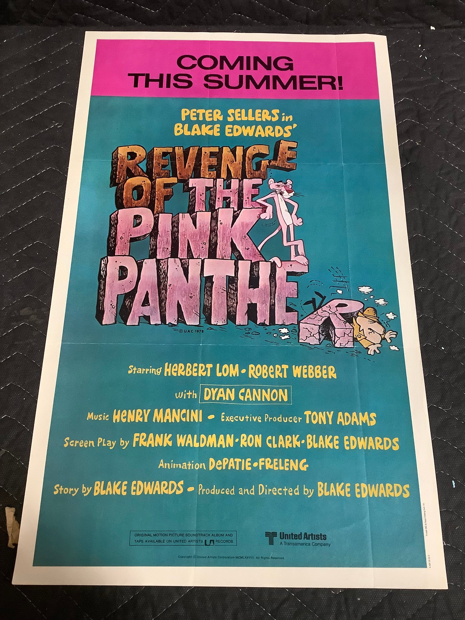Revenge of the Pink Panther vintage poster(12inx20in): Revenge of the Pink Panther vintage poster(12inx20in)