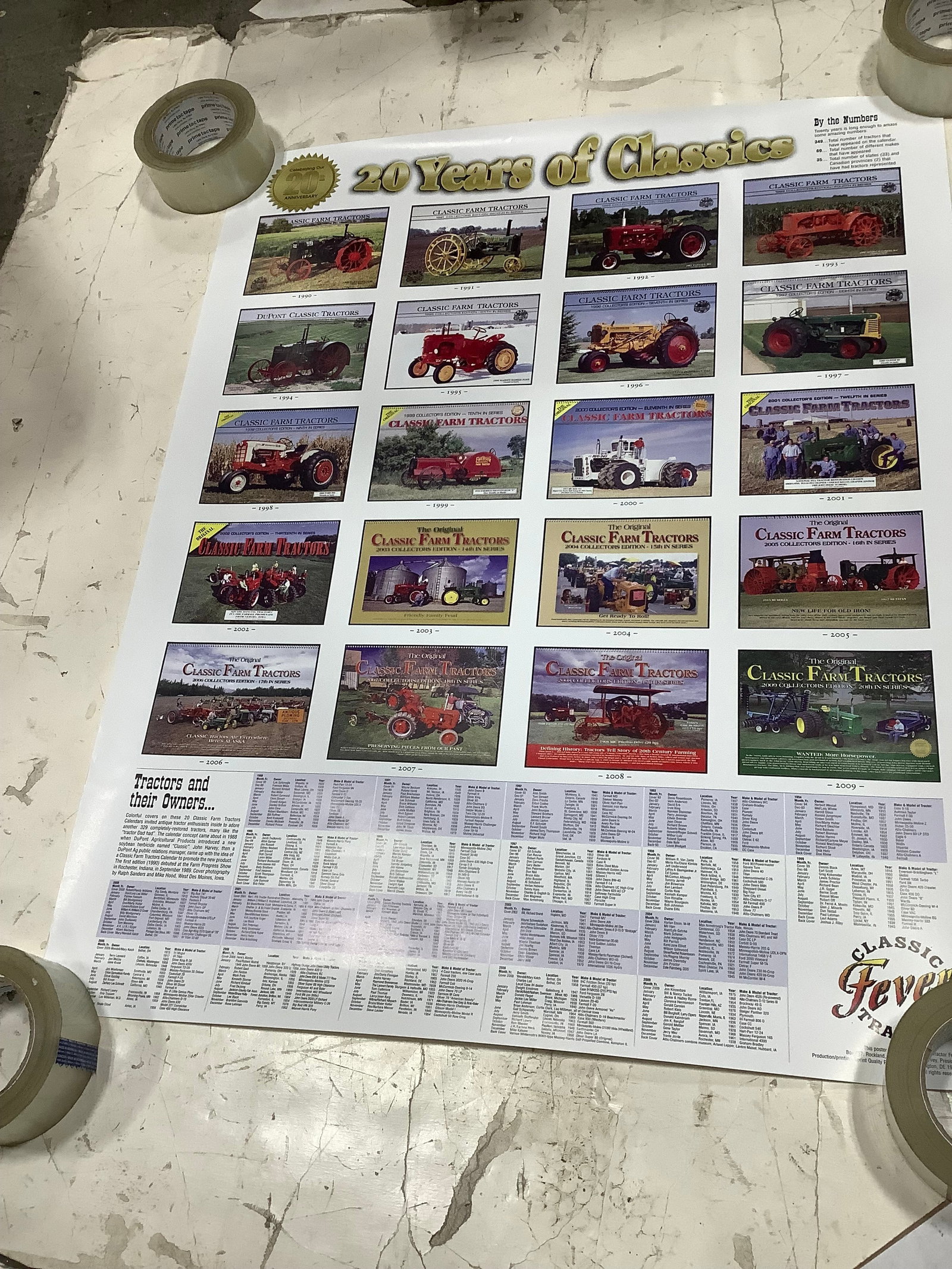 20 Years of Classics poster(24inx30in)