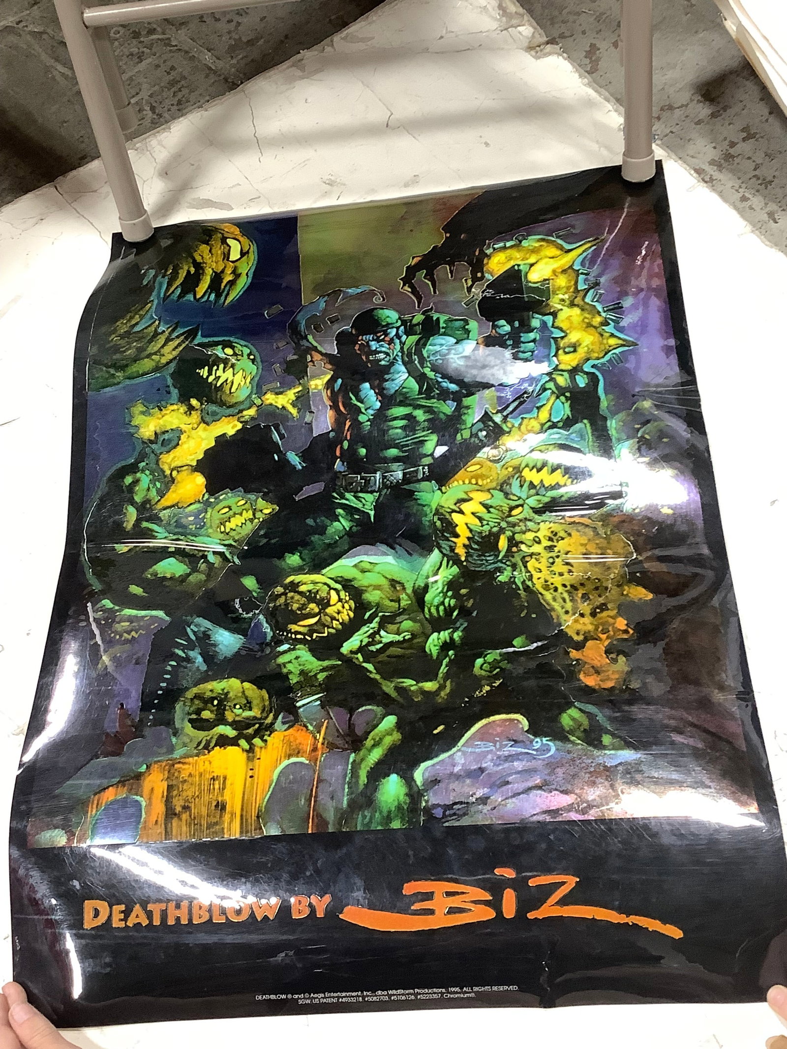 Deathblow by Biz poster(19inx27in)