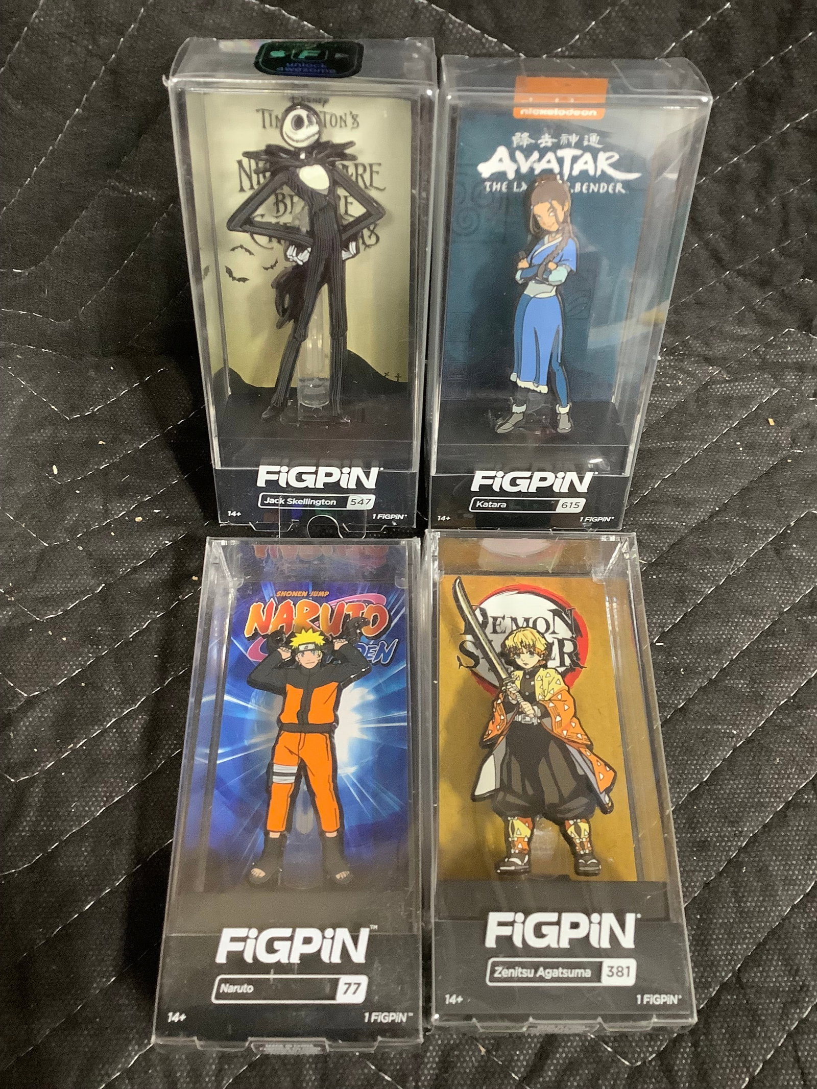 Various Fig Pins - Naruto, Demon Slayer, etc *new in package* (1 of 1)