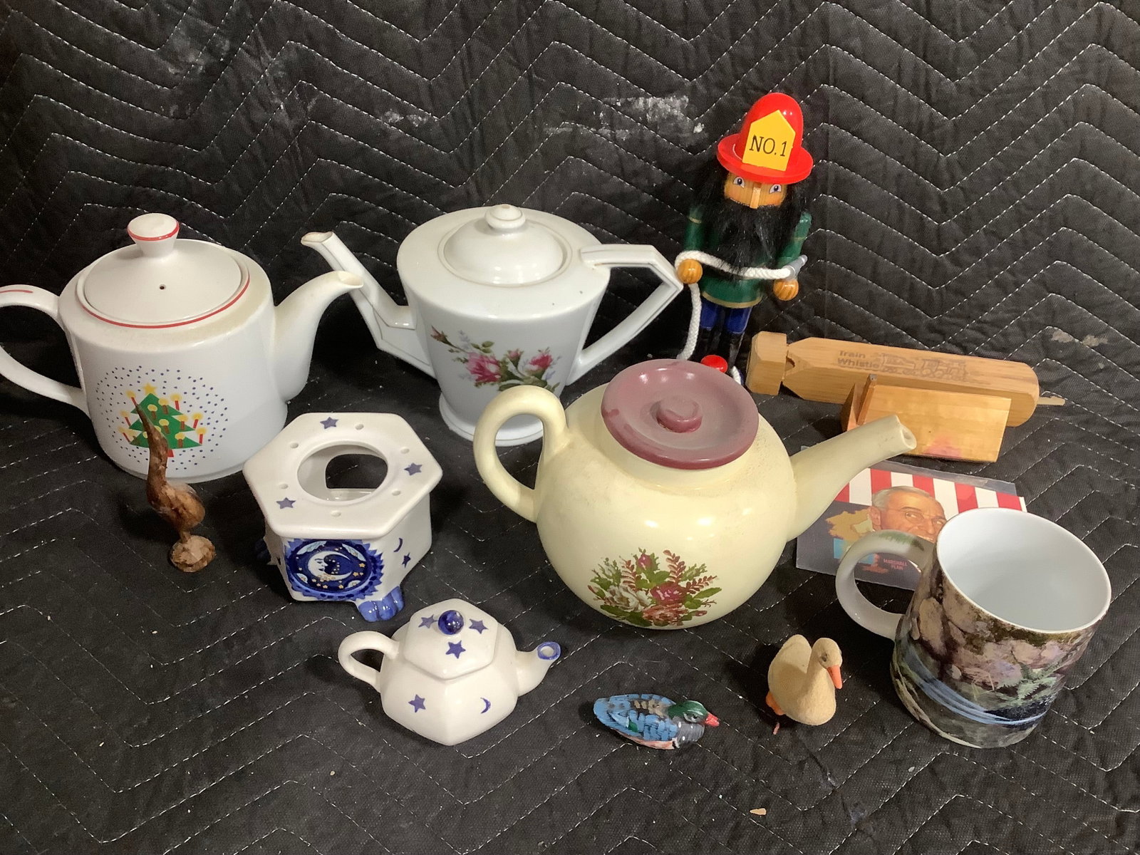 Various Ceramic Teapots, Trinkets, and more (1 of 1)