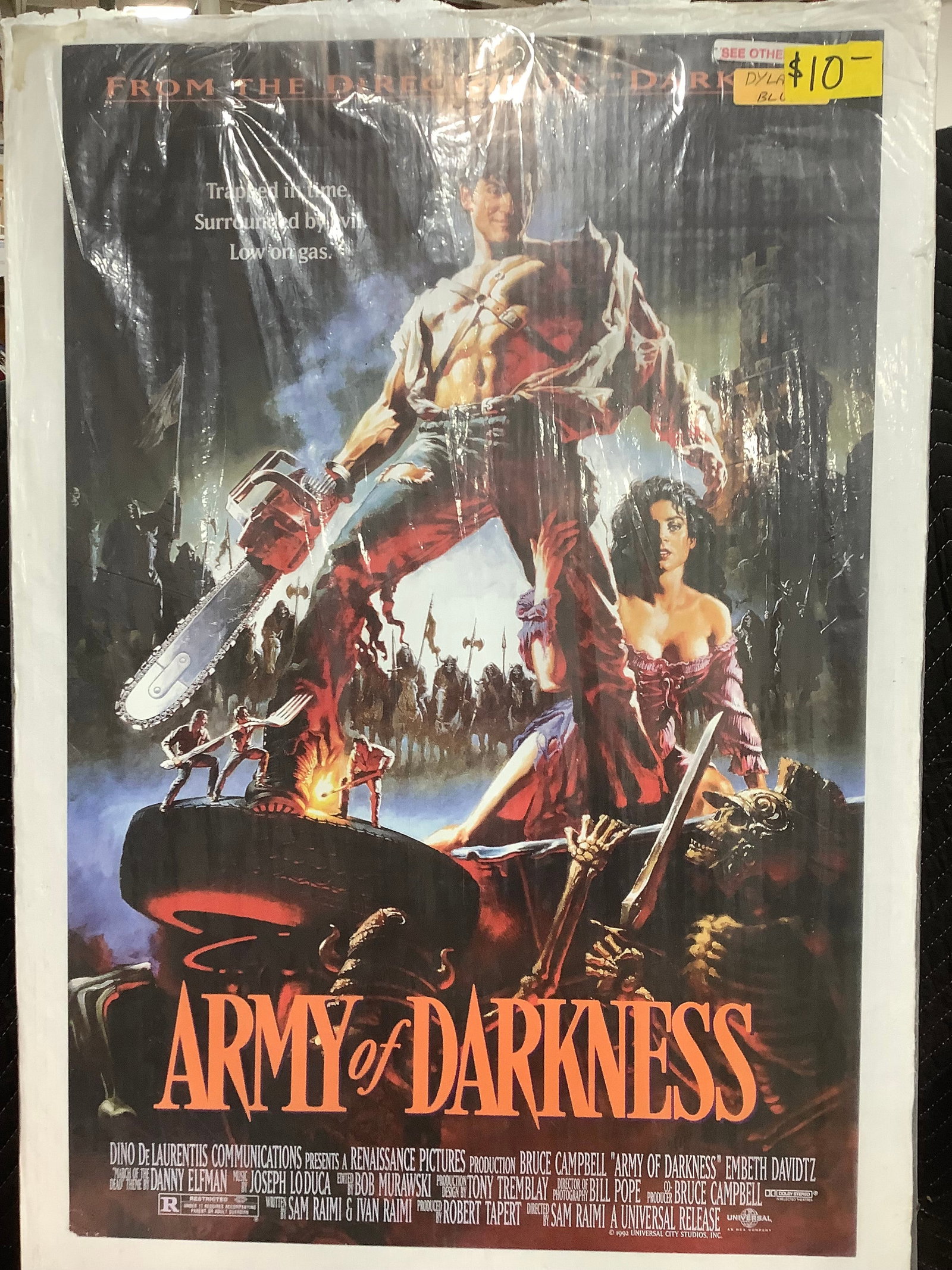 Army of Darkness Movie Poster (24inx36in) *Rated R*: Army of Darkness Movie Poster (24inx36in) *Rated R*