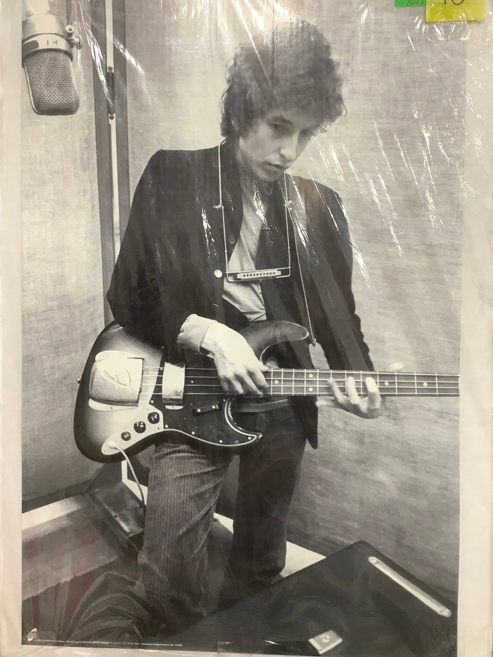 Bob Dylan Black and White Photographic Poster (24inx36in) (1 of 1)