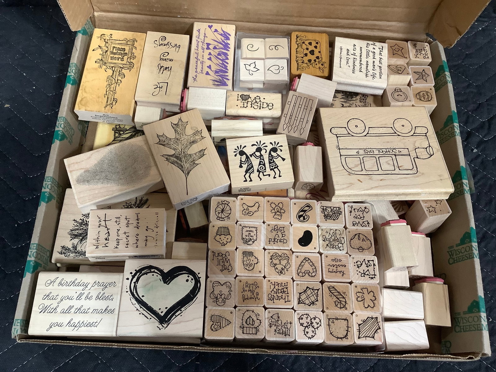 Various wooden stampers