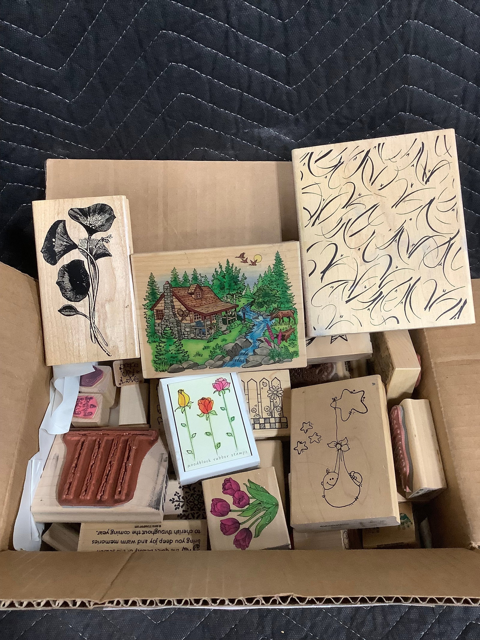 Various wooden stampers