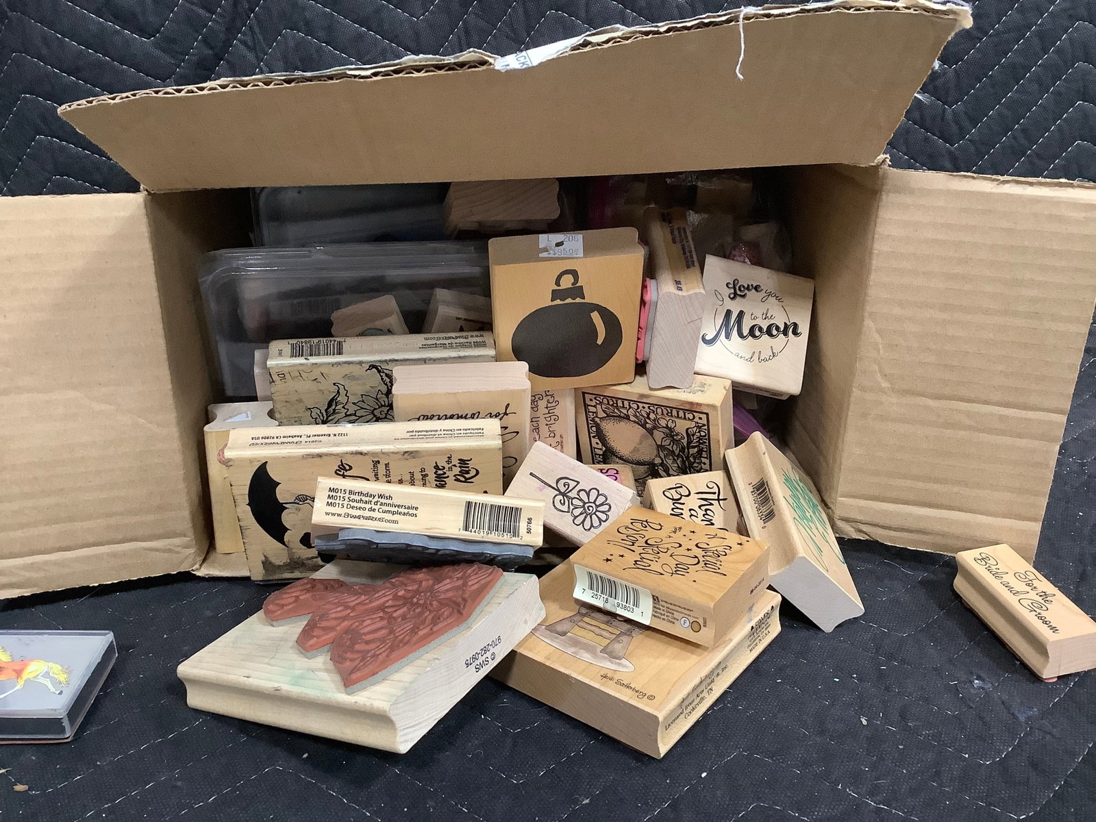 Various wooden stampers