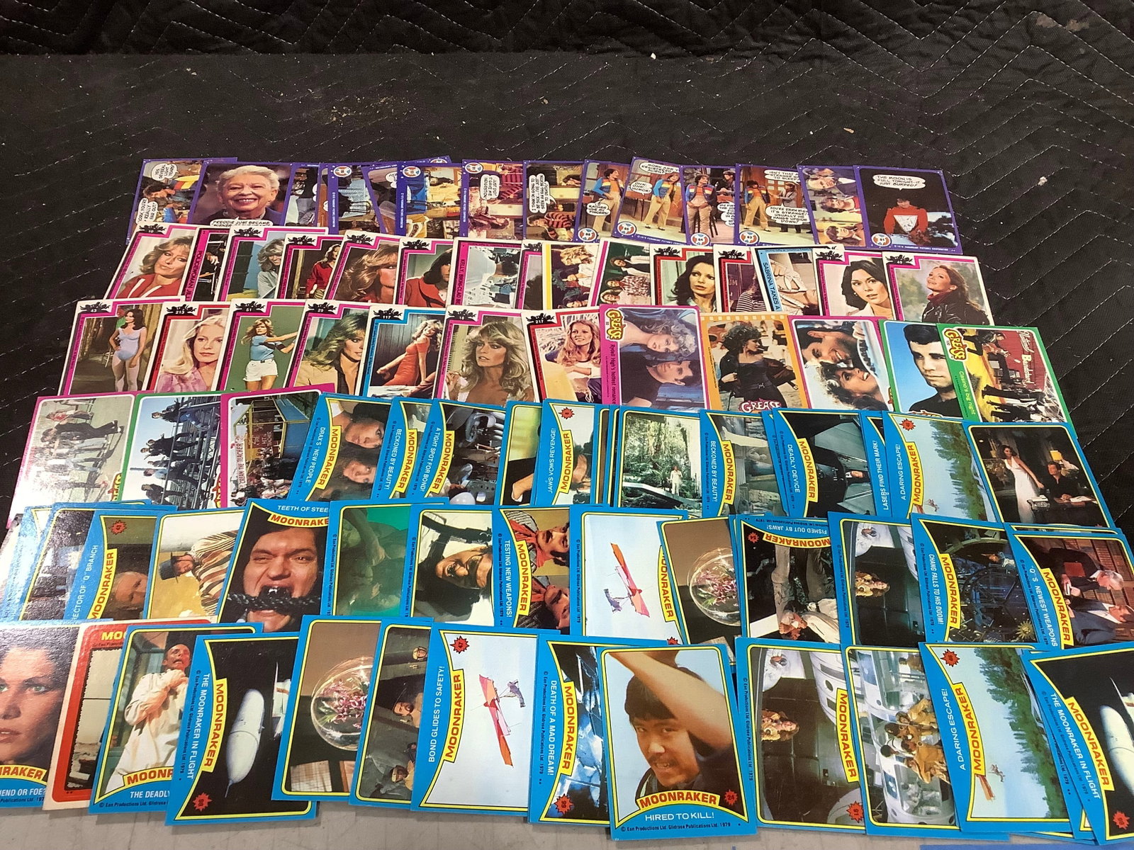 Various collectible cards(Grease, Mork and Mindy, etc.): Various collectible cards(Grease, Mork and Mindy, etc.)