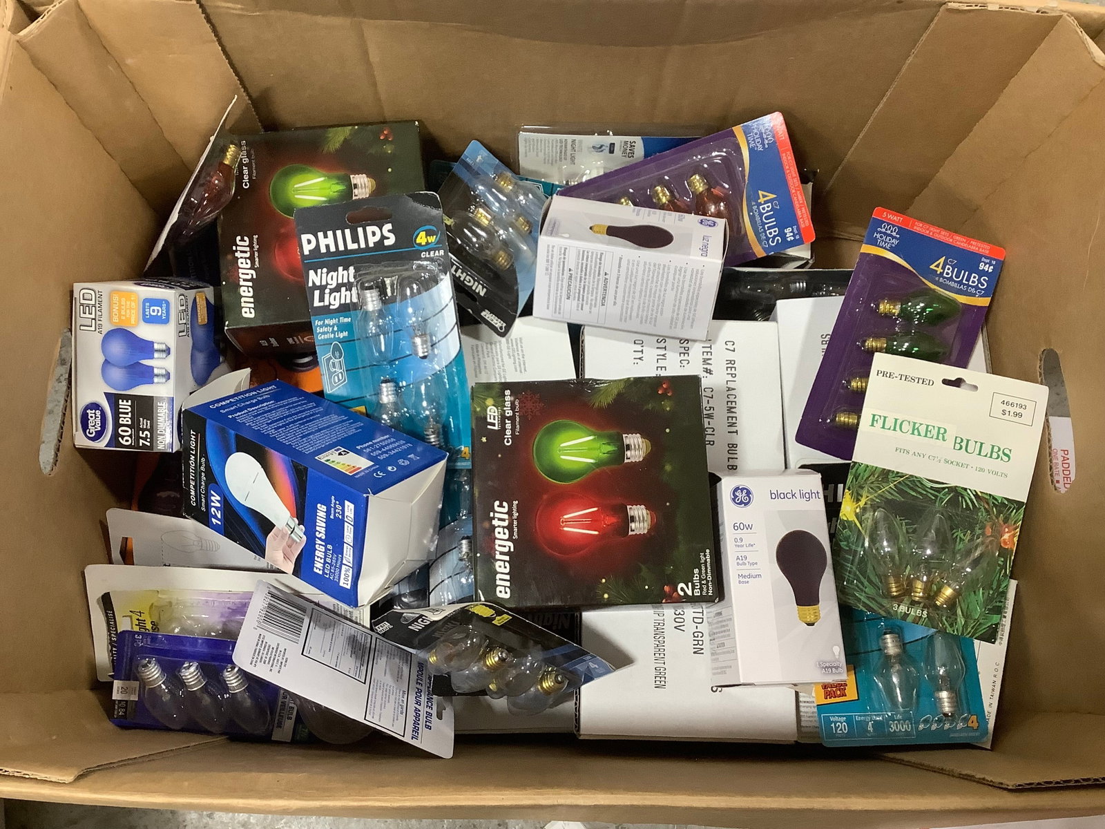 Various bulbs(blacklight, night light, etc.): Various bulbs(blacklight, night light, etc.)