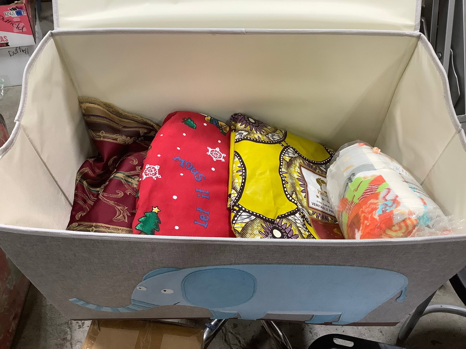 Various fabrics: Various fabrics
