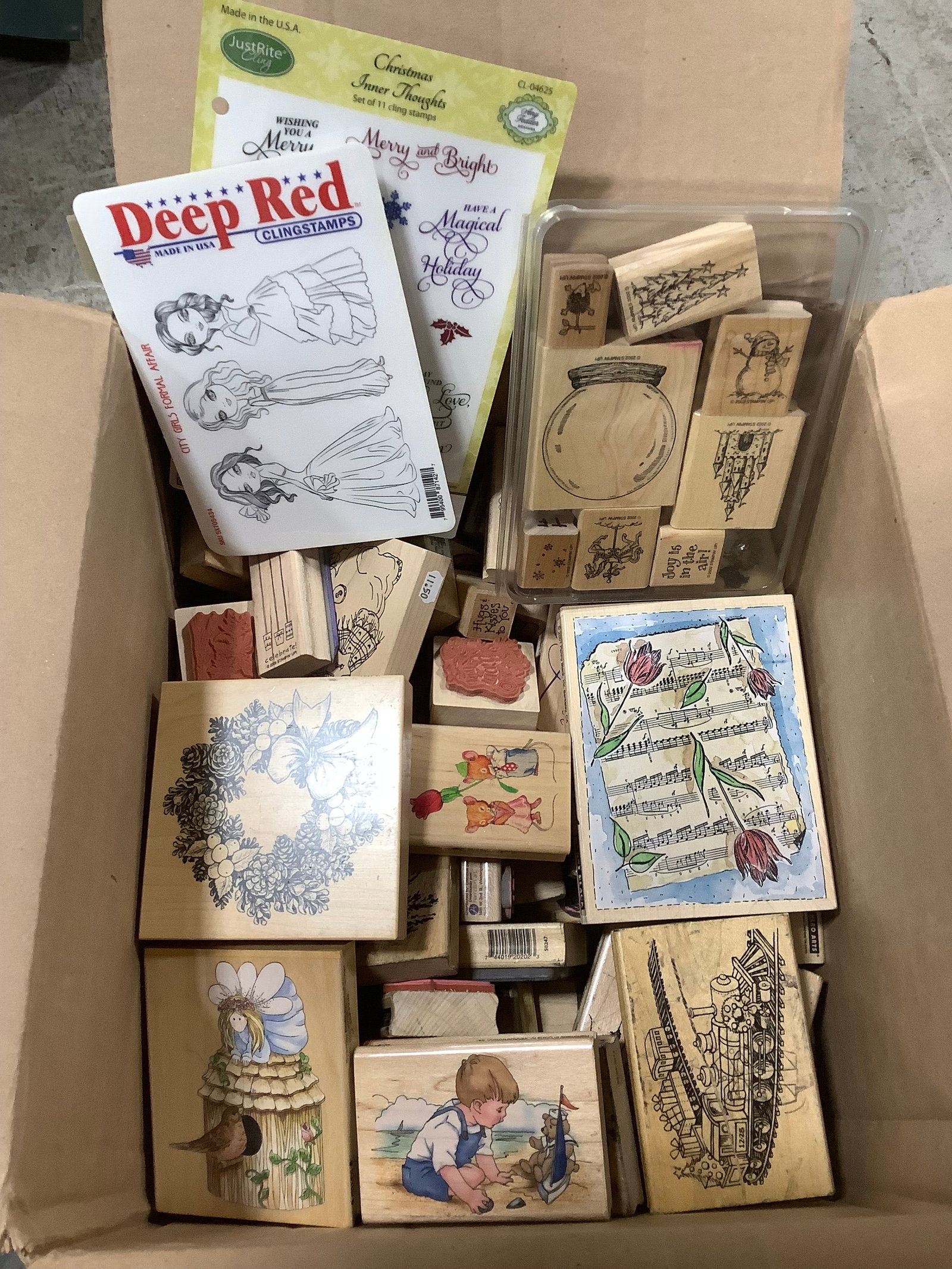 Various wooden stampers and more: Various wooden stampers and more
