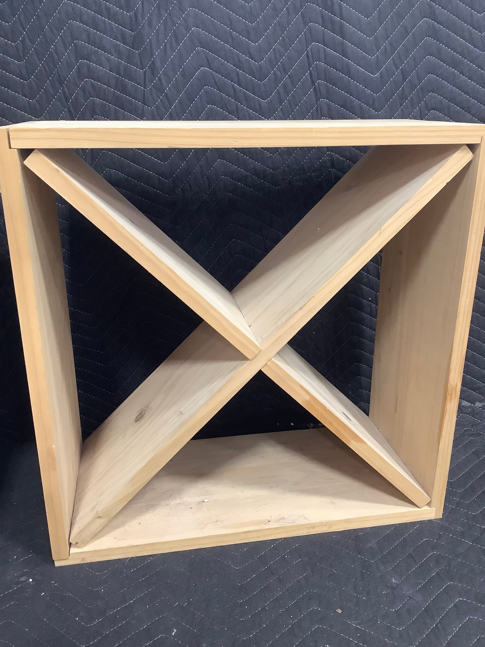 X Module Cube Wooden Wine Rack (20inx20inx9.5in) (1 of 1)