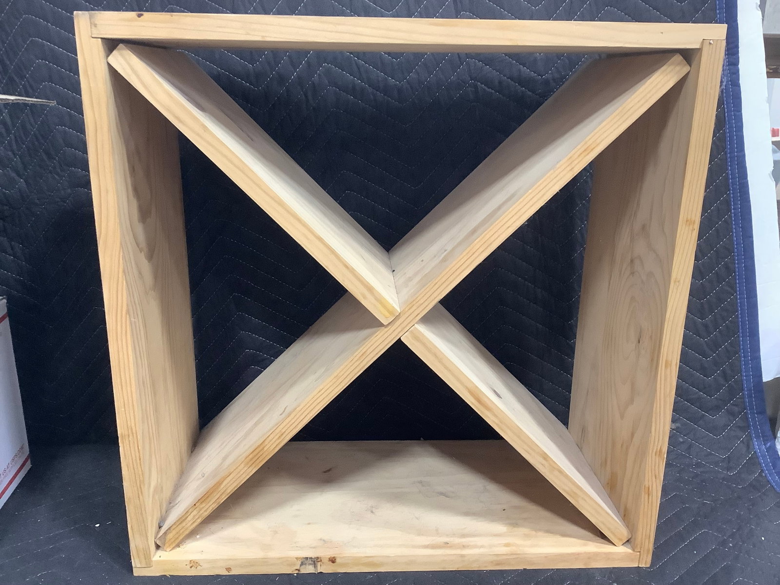 X Module Cube Wooden Wine Rack (20inx20inx9.5in) (1 of 1)