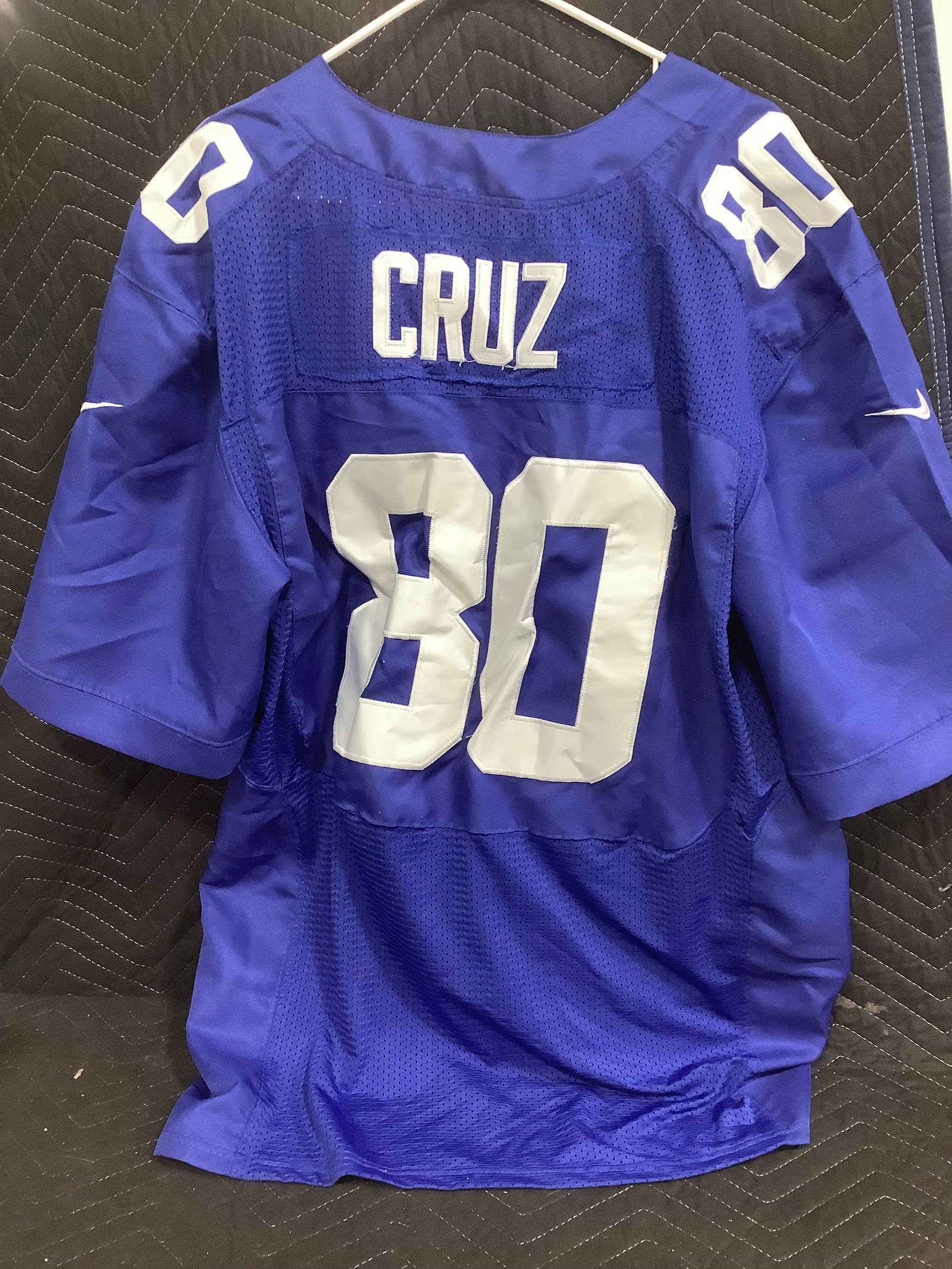 NY Giants Victor Cruz #80 Football Jersey (Size: 56): NY Giants Victor Cruz #80 Football Jersey (Size: 56)