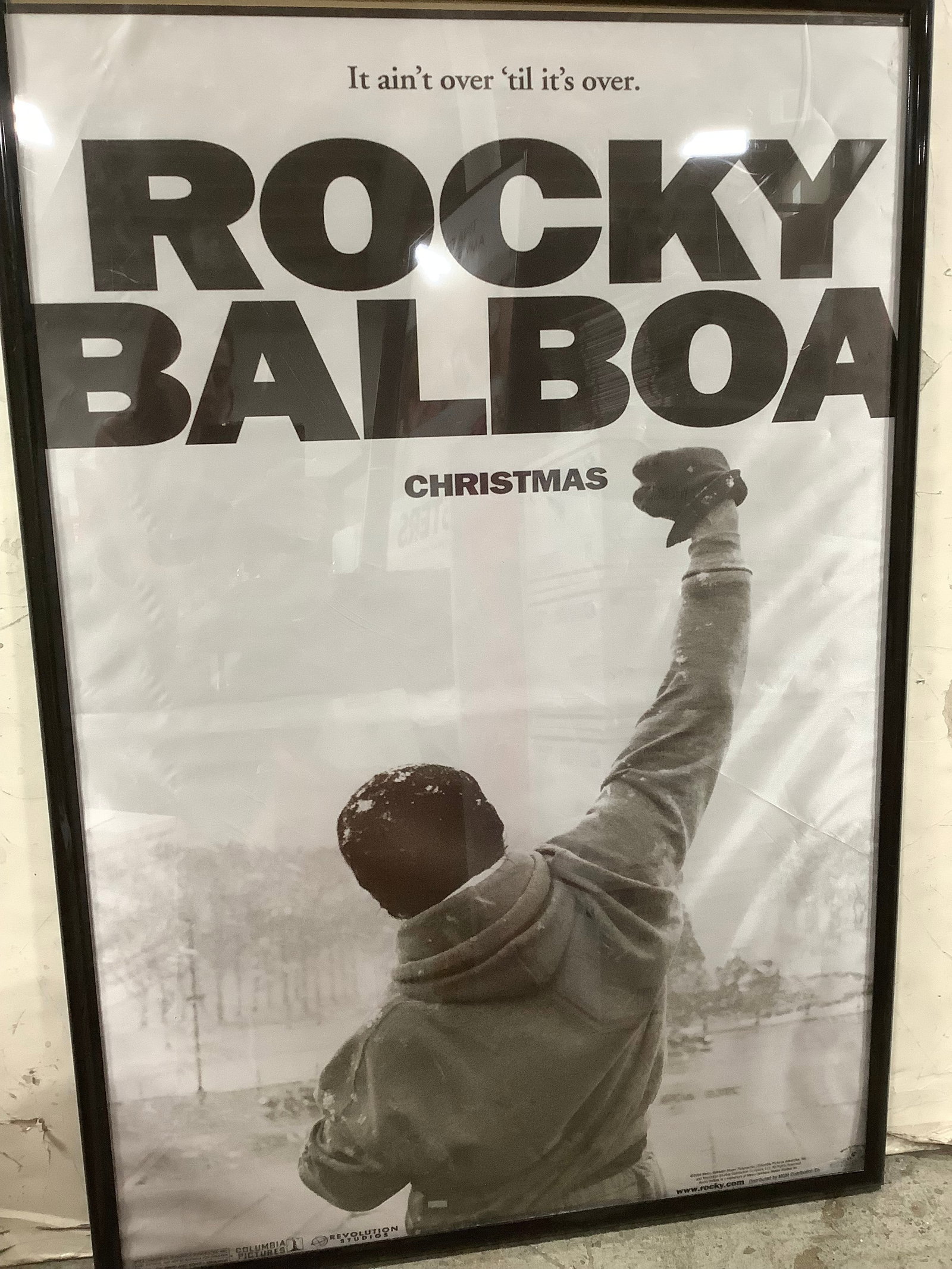 Framed Rocky Balboa Movie Poster (28inx41in): Framed Rocky Balboa Movie Poster (28inx41in)