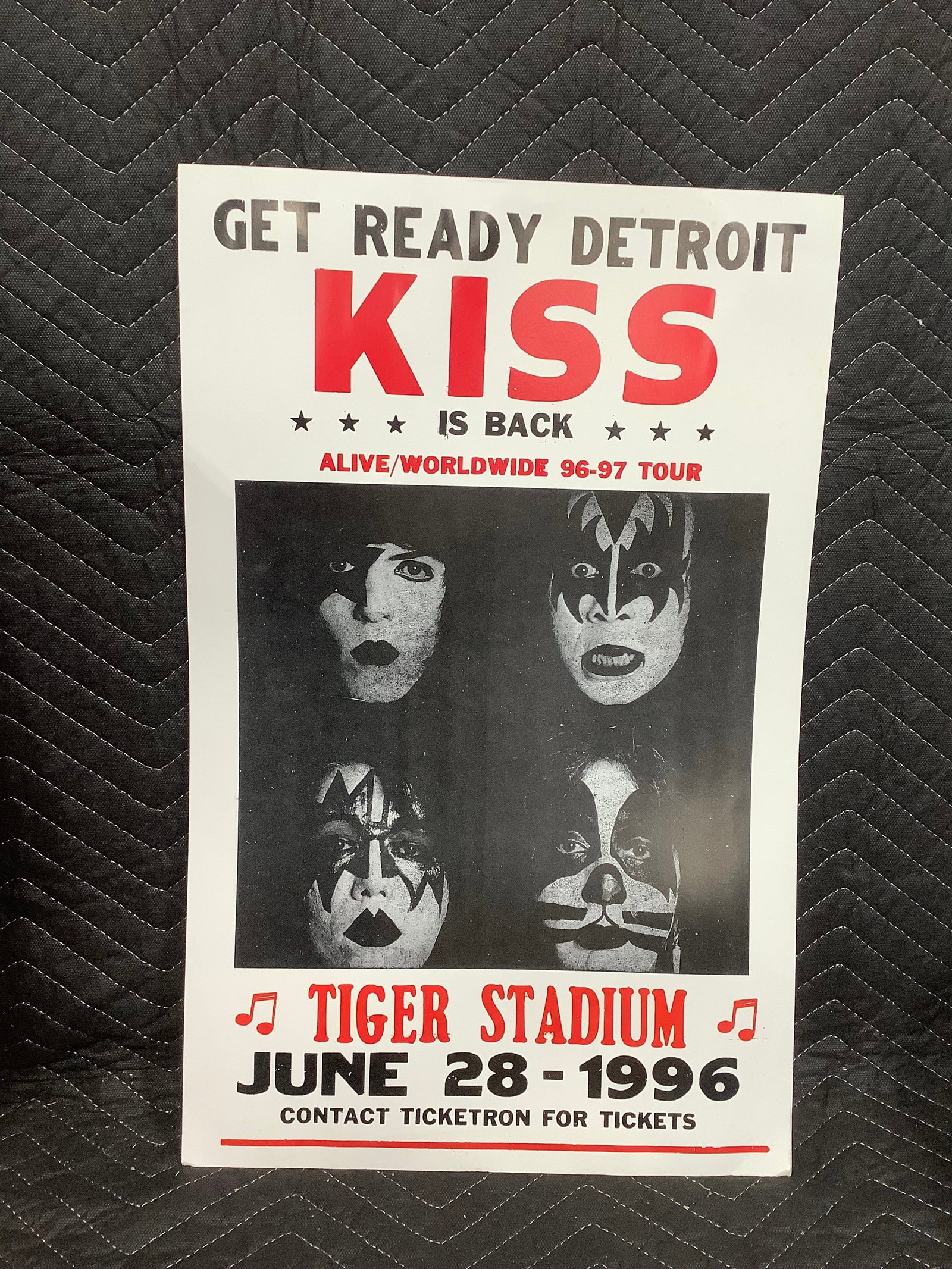 Kiss advertising print on board(14inx22in) (1 of 1)