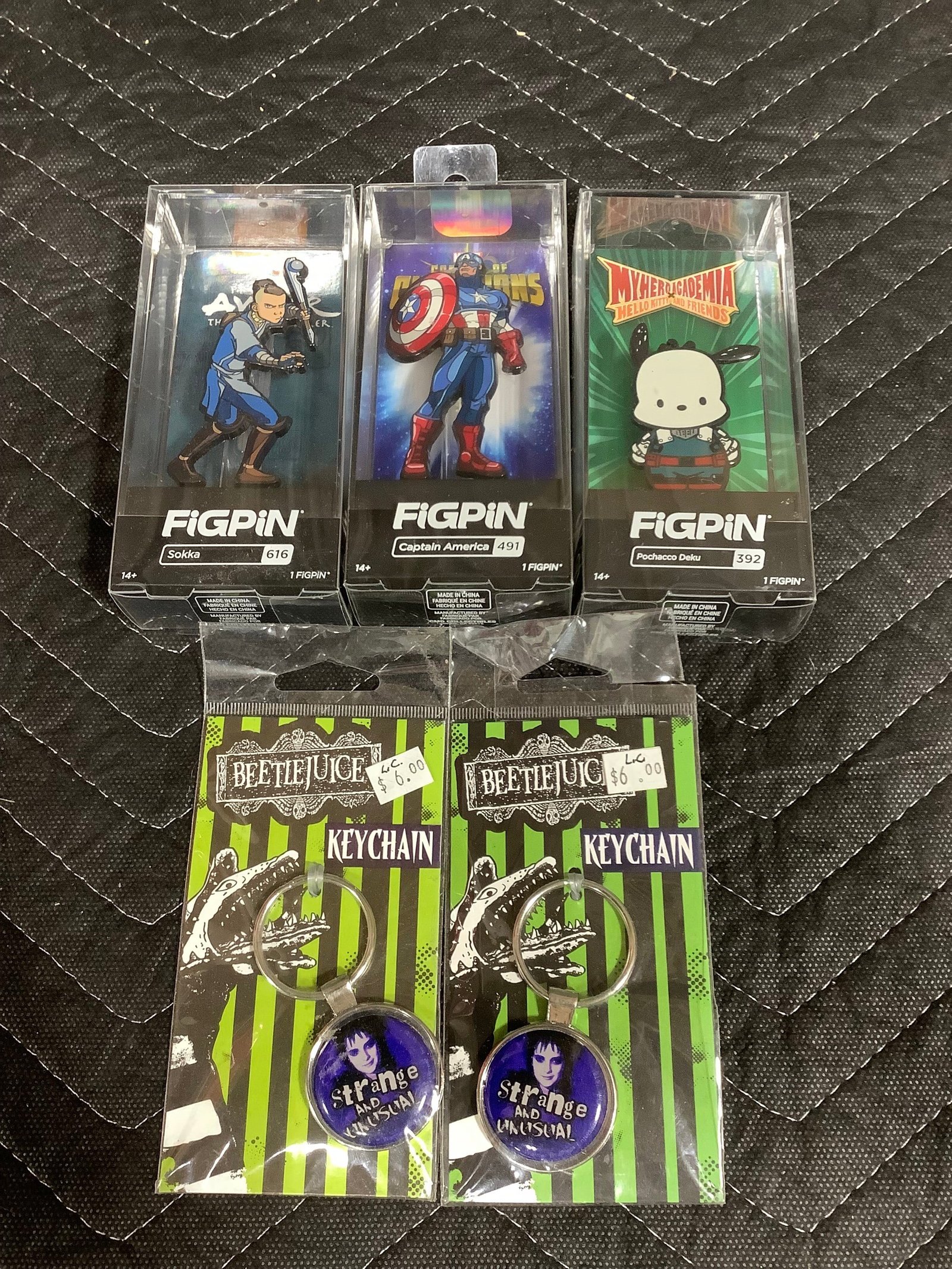 FigPins and Beetlejuice keychains (1 of 1)