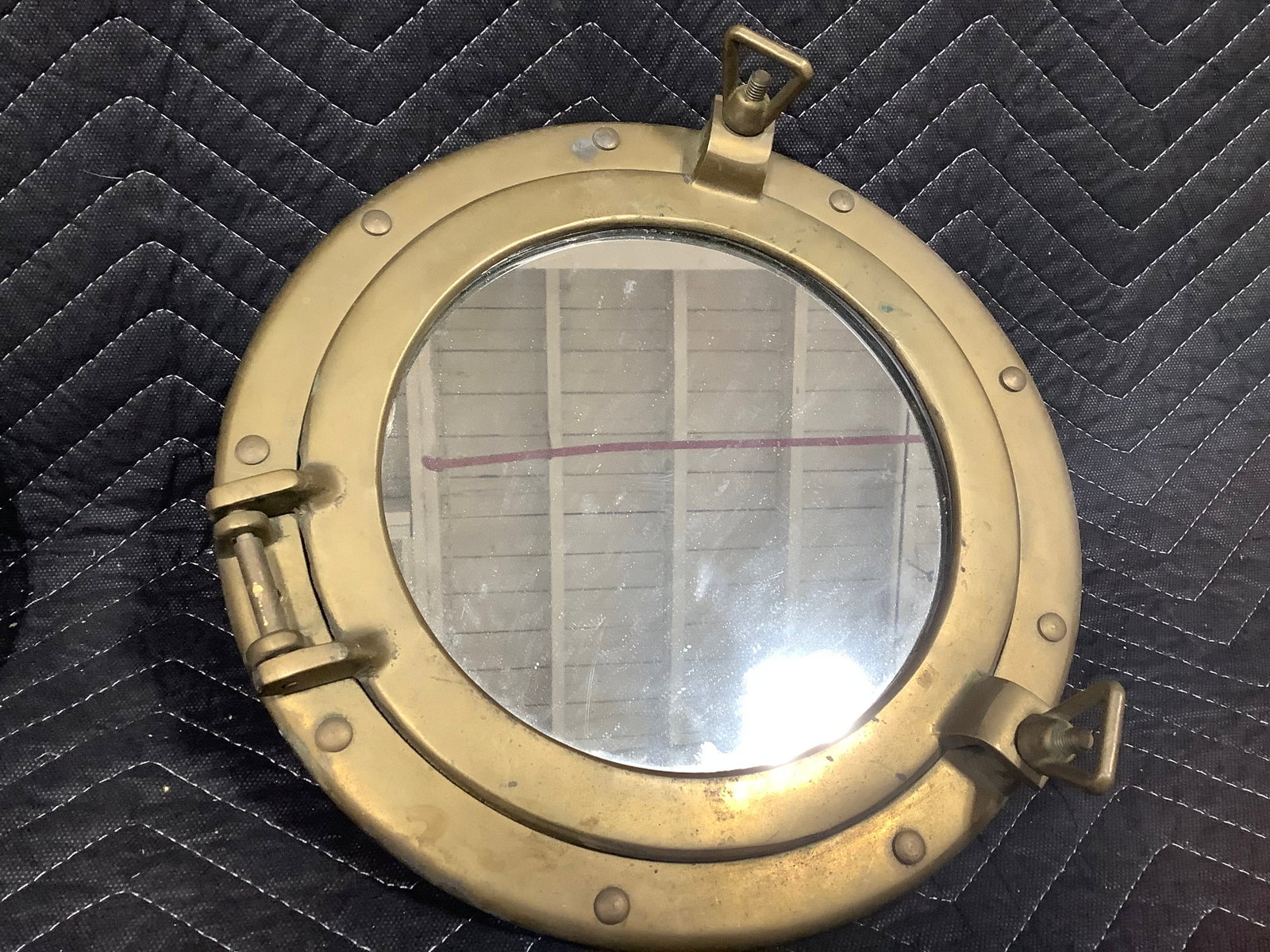 Boat Ship Mirror Porthole (12in Across) (1 of 1)