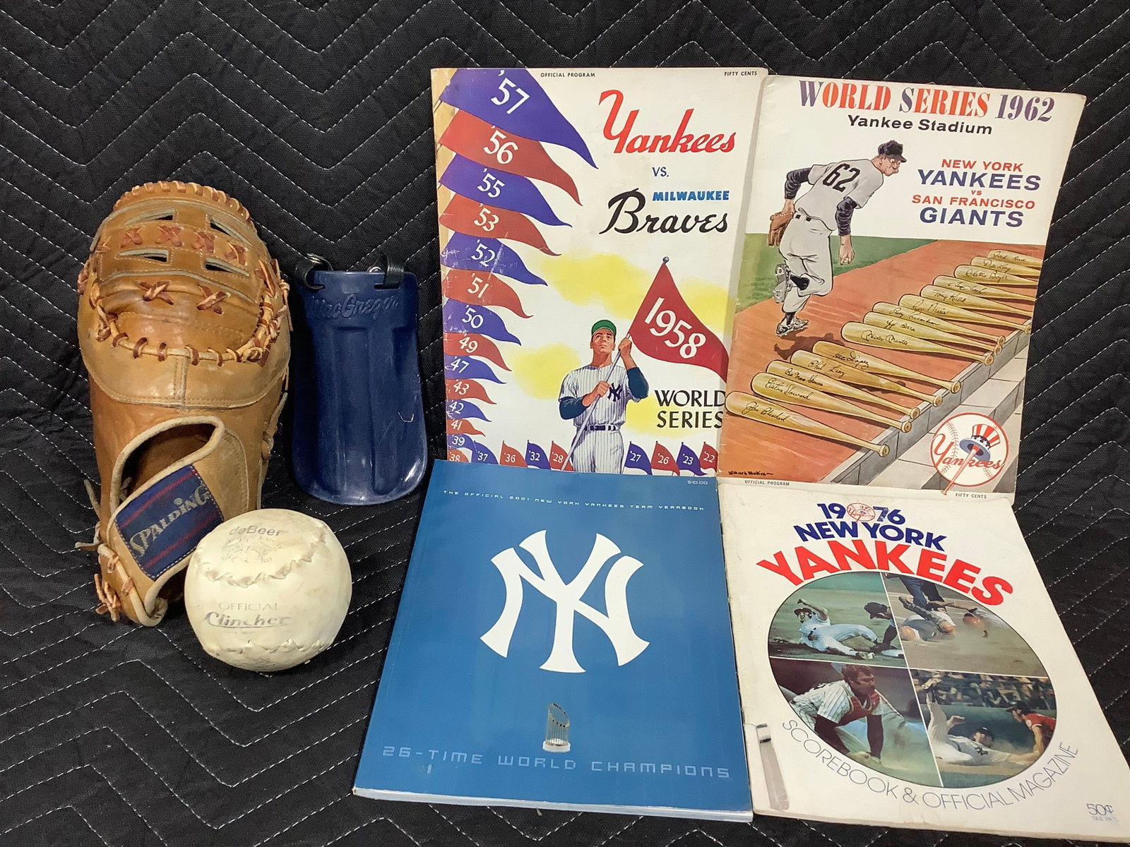Spalding Baseball Mitt, Softball, Yankees Magazines, and more: Spalding Baseball Mitt, Softball, Yankees Magazines, and more