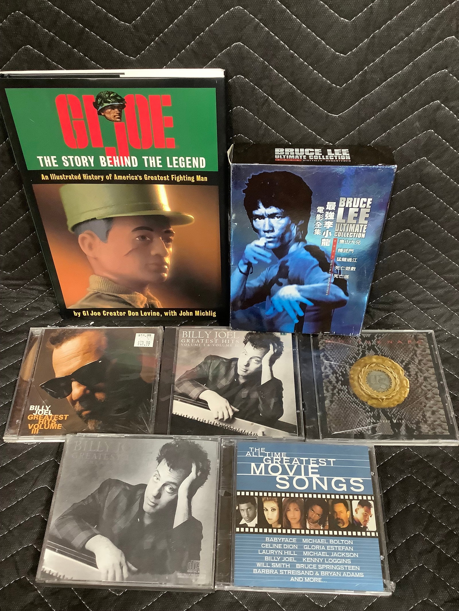 GI-Joe Hardcover Book, Various CDs, and more (1 of 1)