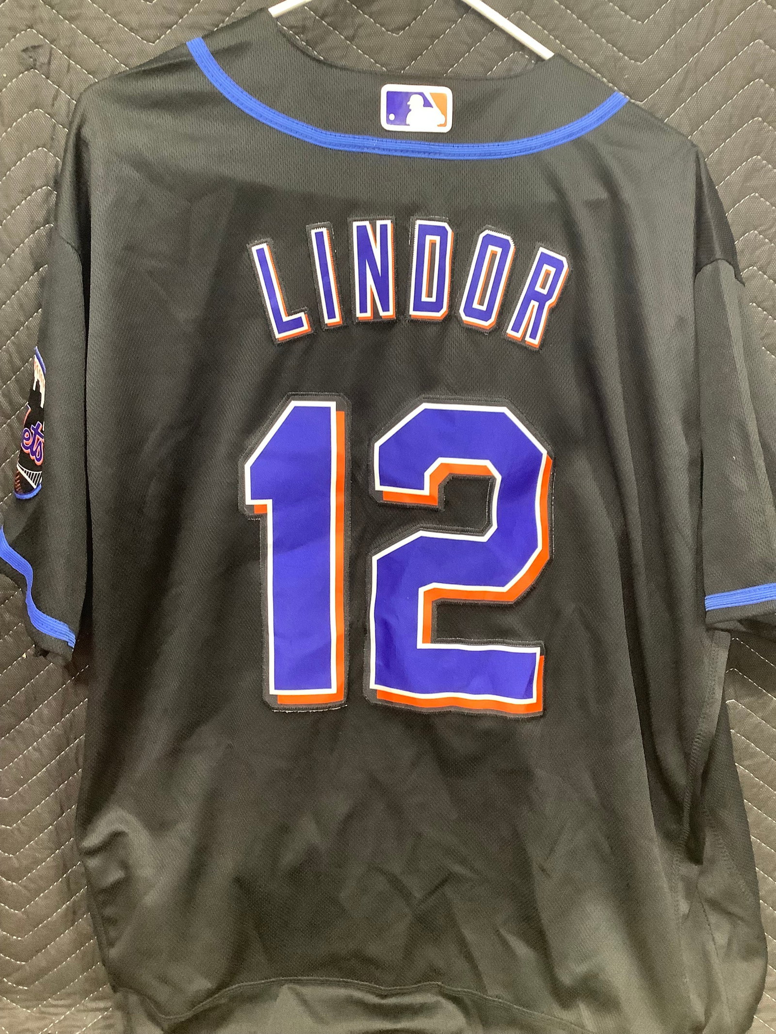 NY Mets Francisco Lindor Sports Jersey (Size: 44): NY Mets Francisco Lindor Sports Jersey (Size: 44)