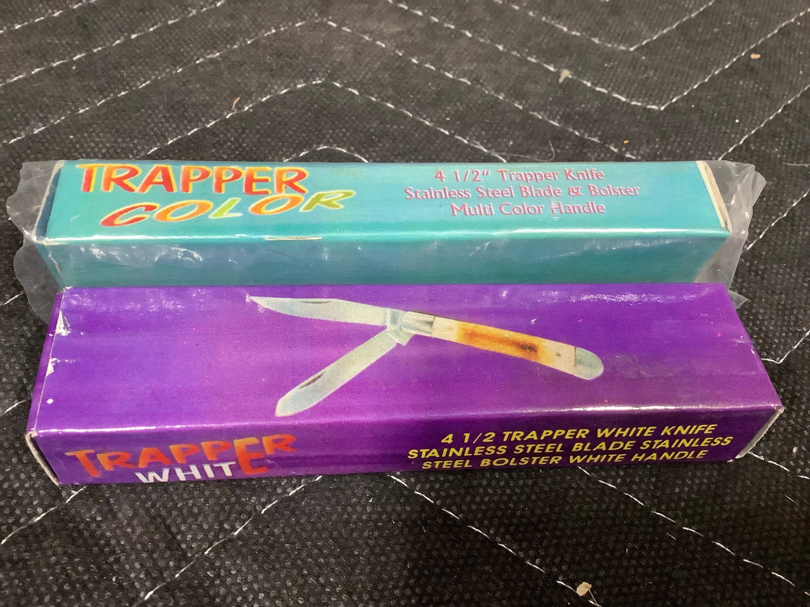 4 1/2 Inch Trapper Knives *new in boxes* (1 of 1)