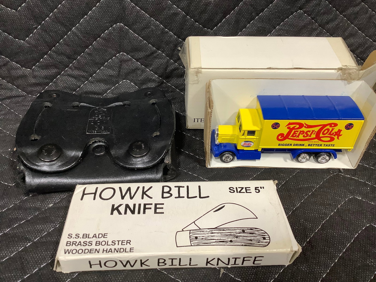 Howk Bill Knife, Pepsi-Cola Diecast Model, etc (1 of 1)