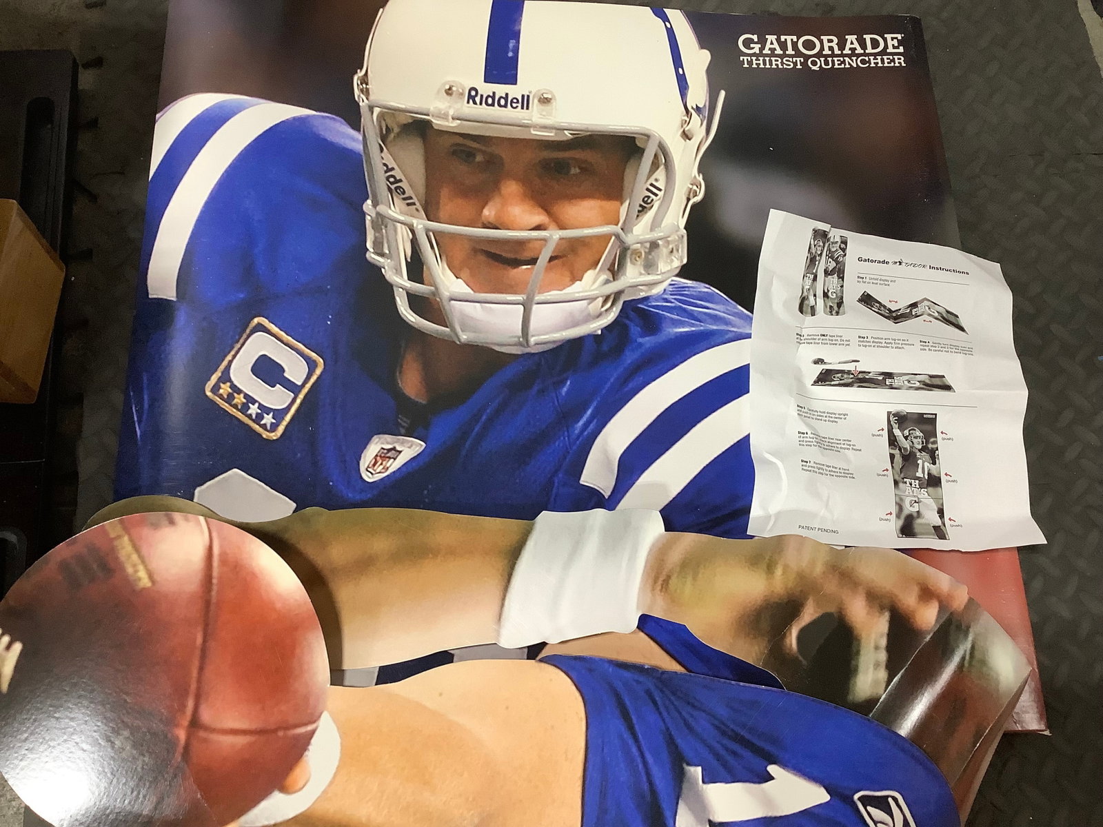 Gatorade Cardboard Advertising Display (1 of 1)
