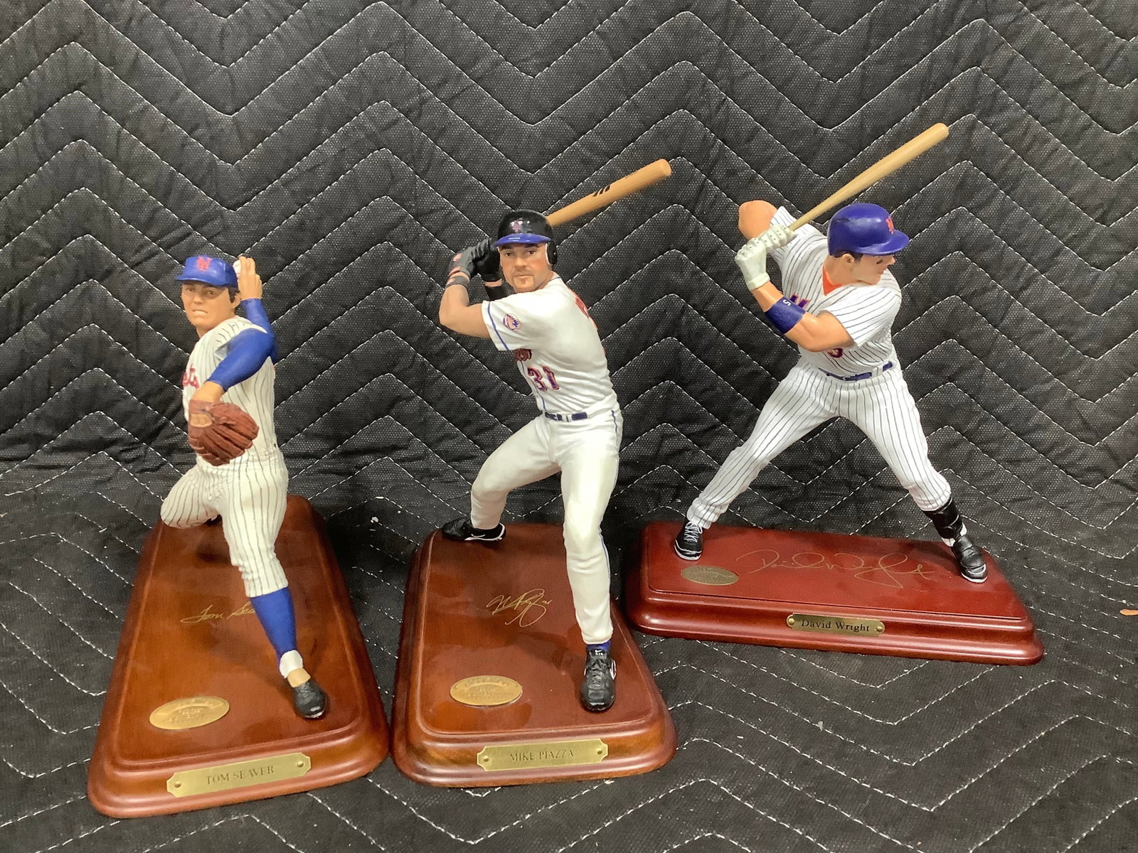 Danbury Mint Baseball Collectible Figures (Tallest - 10in): Danbury Mint Baseball Collectible Figures (Tallest - 10in)