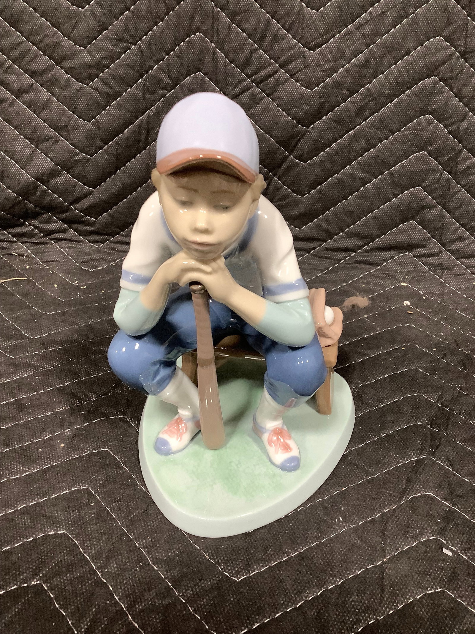 Lladro Baseball Figurine (8in Tall) (1 of 1)