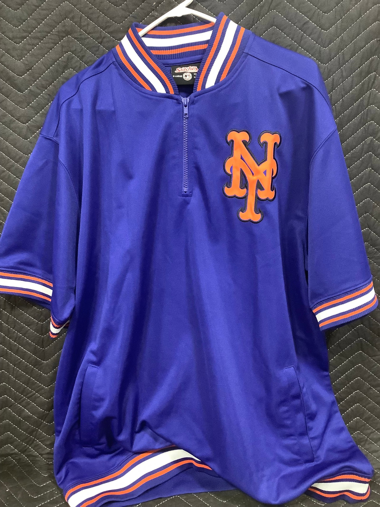 NY Mets Half Zip Shirt (Size: XL) (1 of 1)