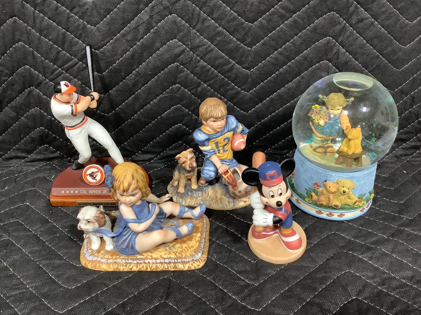 Mickey Mouse statue, snowglobe, Cal Ripken Jr. statue, and more(tallest 6in) (1 of 1)