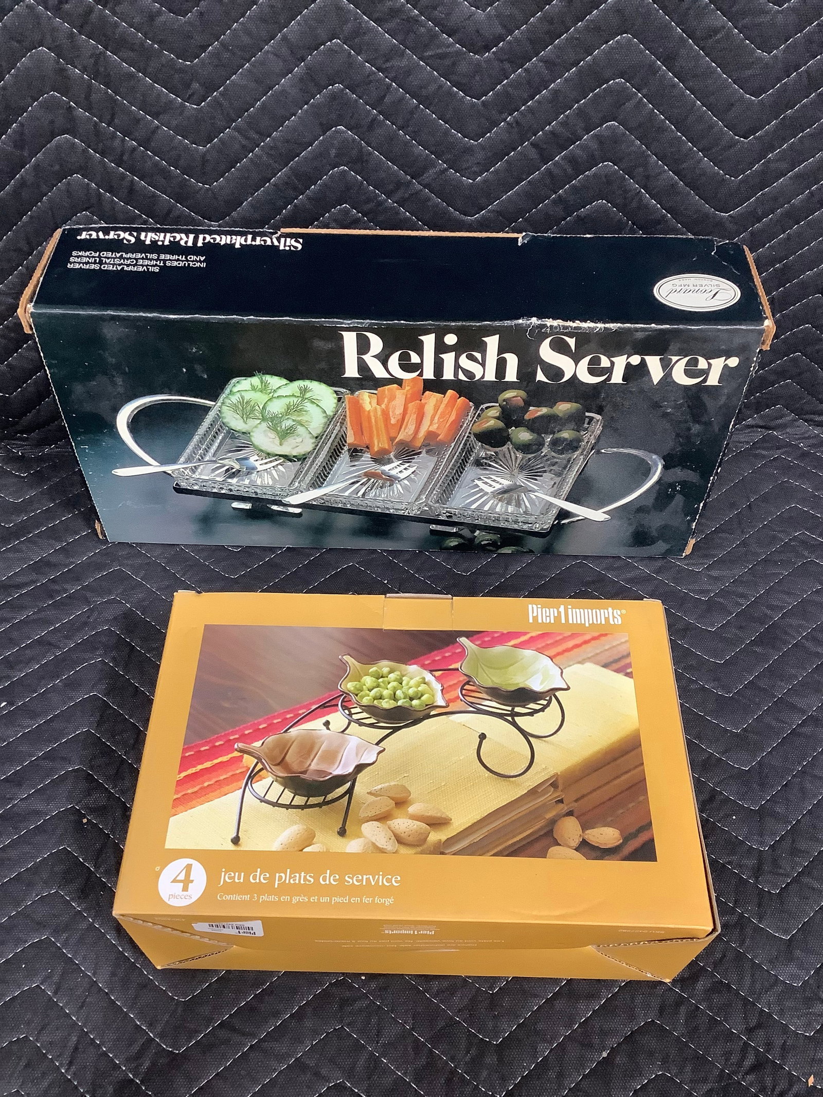 Relish server and Pier 1 Imports stand (1 of 1)