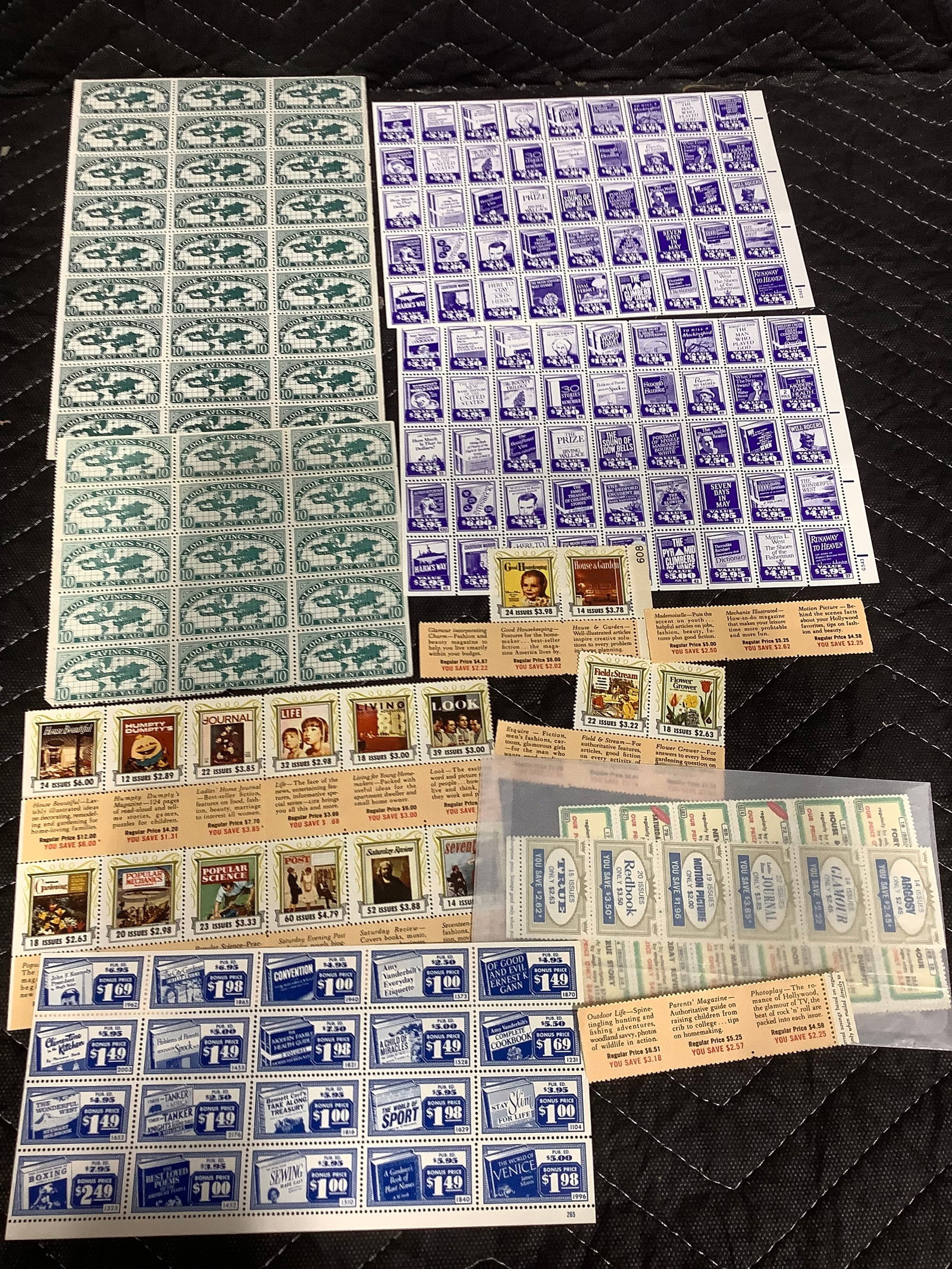 6 Vintage Trade and Advertising Stamps (1 of 1)