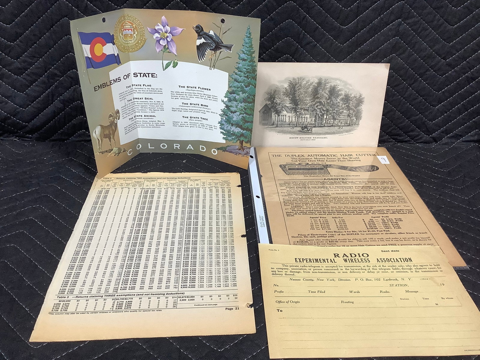 Mixed Lot of Vintage Ephemera (1 of 1)
