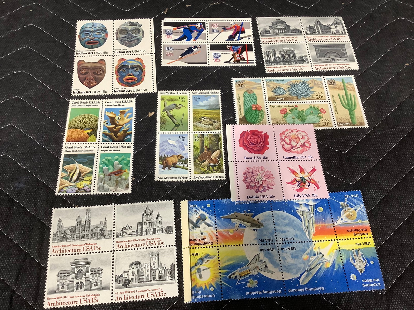 Assorted US Mint Blocks, Commemoratiives