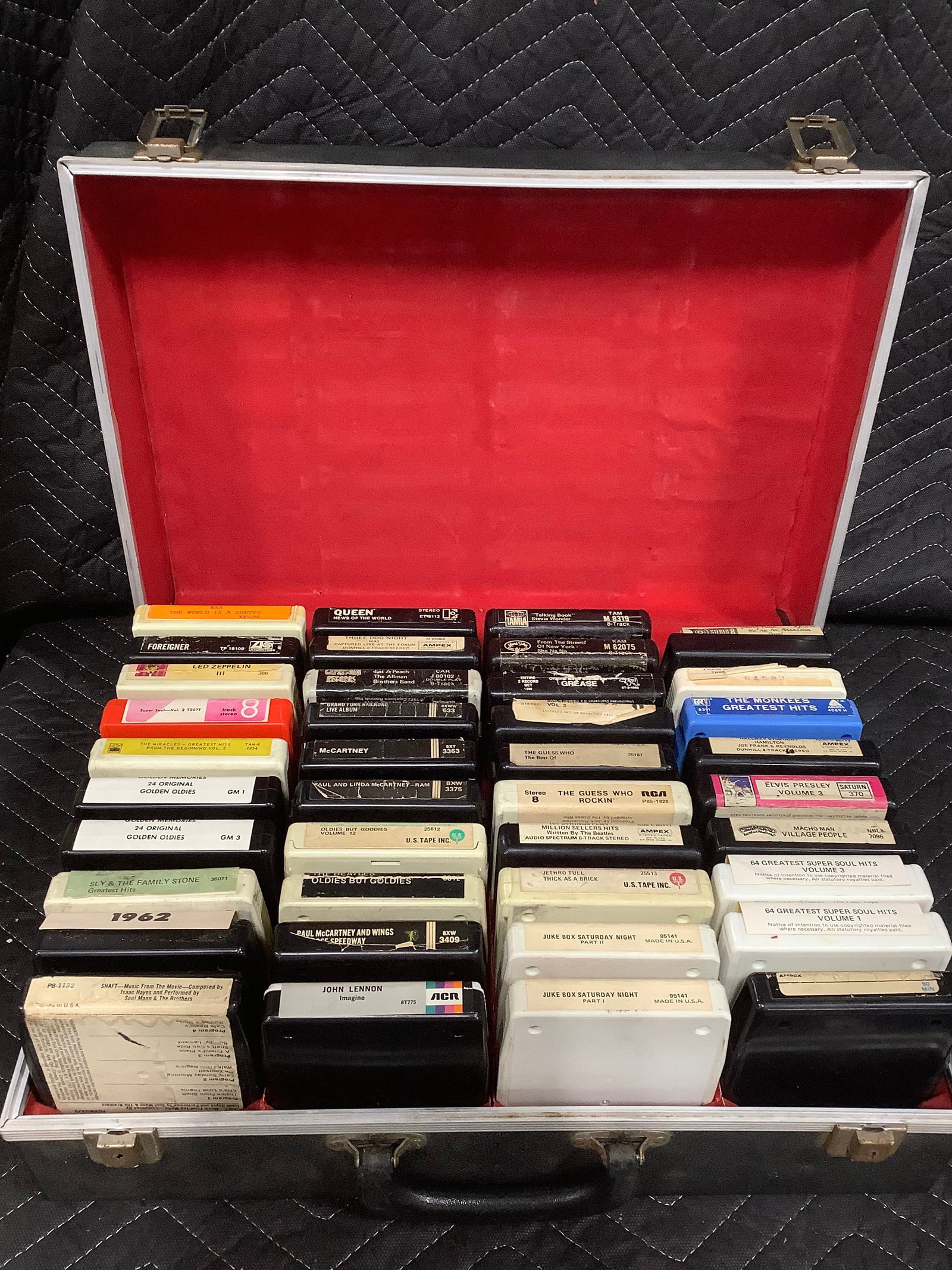 Vintage Cassette Tapes in Case: Vintage Cassette Tapes in Case