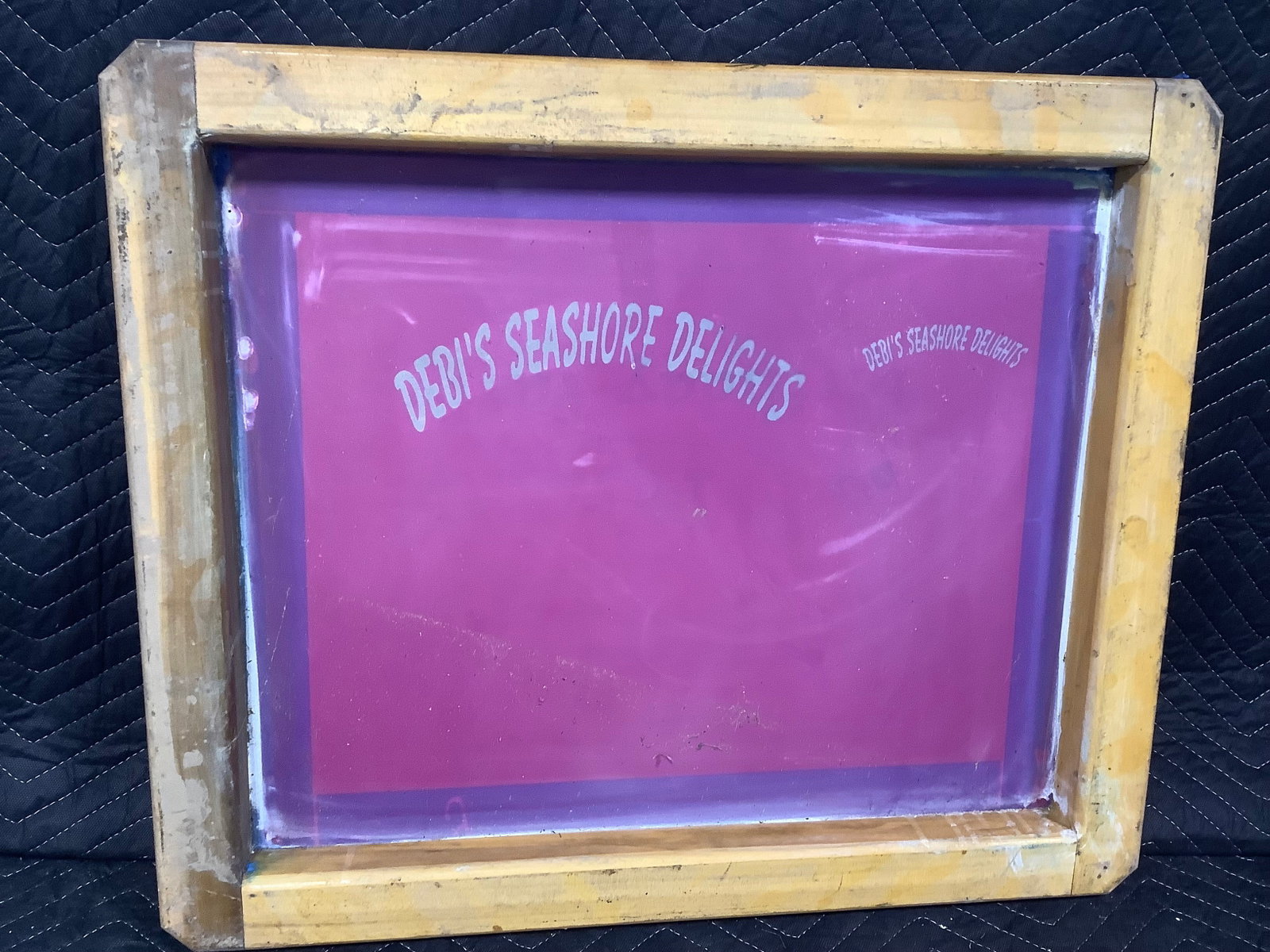 Framed Debis Seashore Delights Advertising (20inx24in): Framed Debis Seashore Delights Advertising (20inx24in)